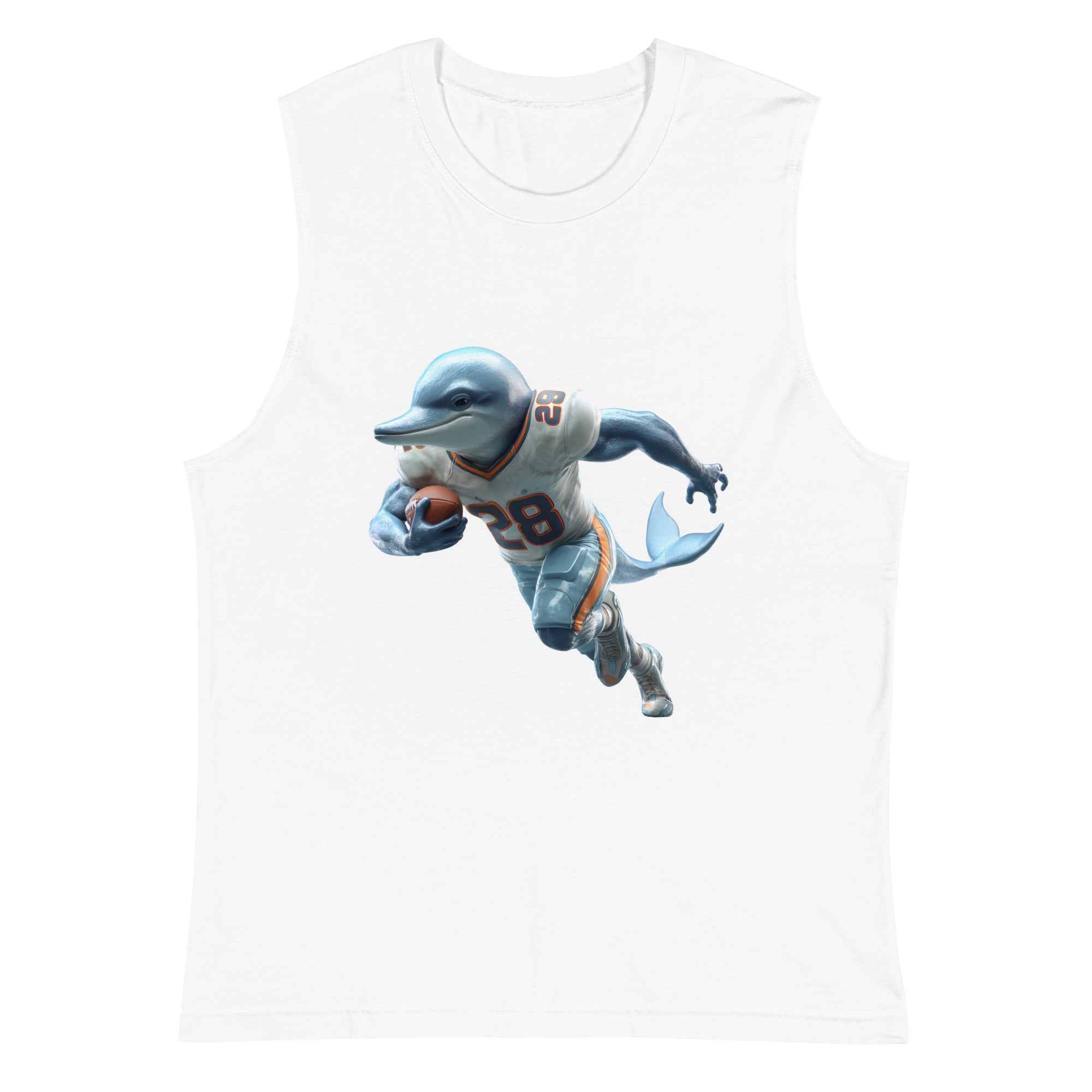 Dolphin 2 M Muscle Shirt White