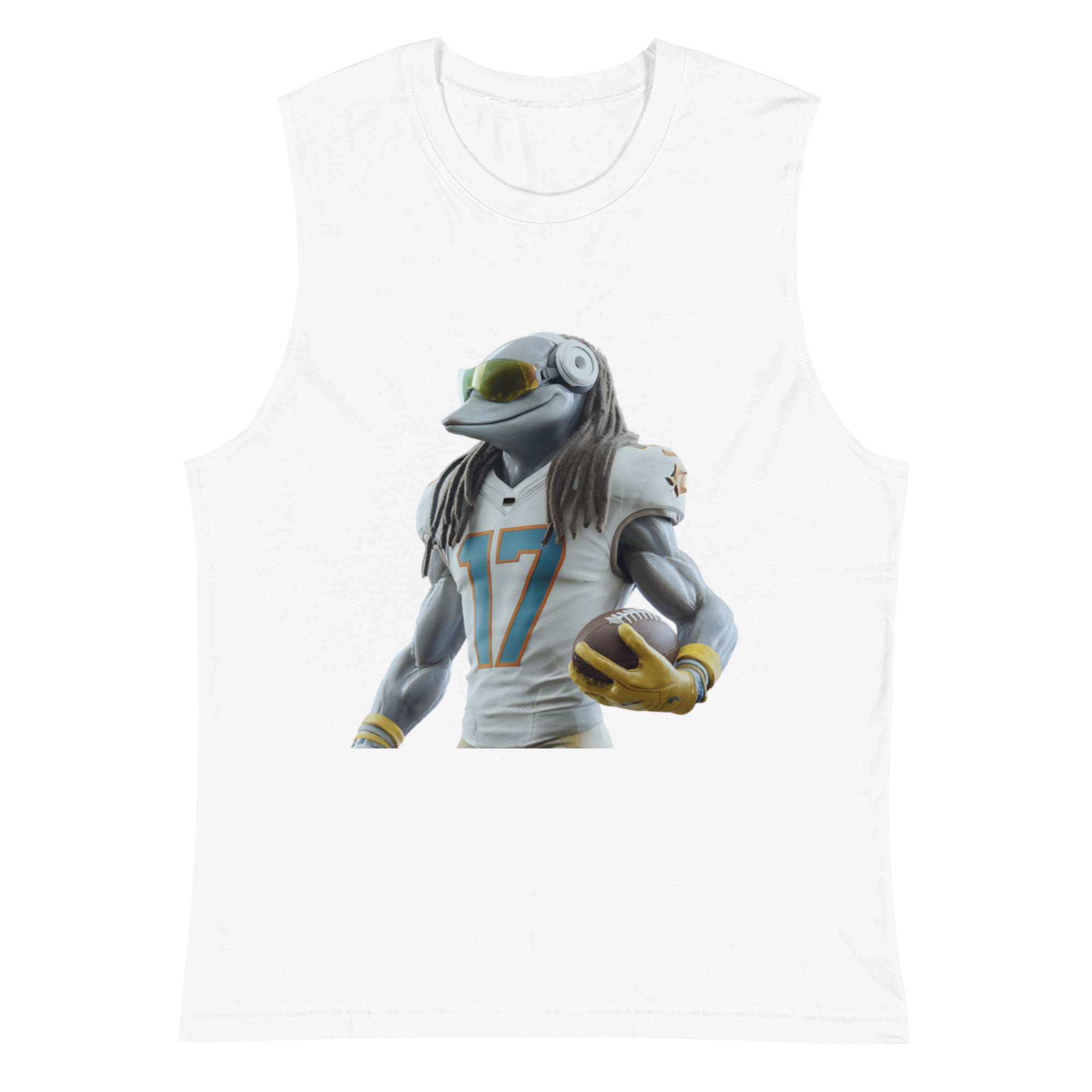 Dolphin 5 M Muscle Shirt White
