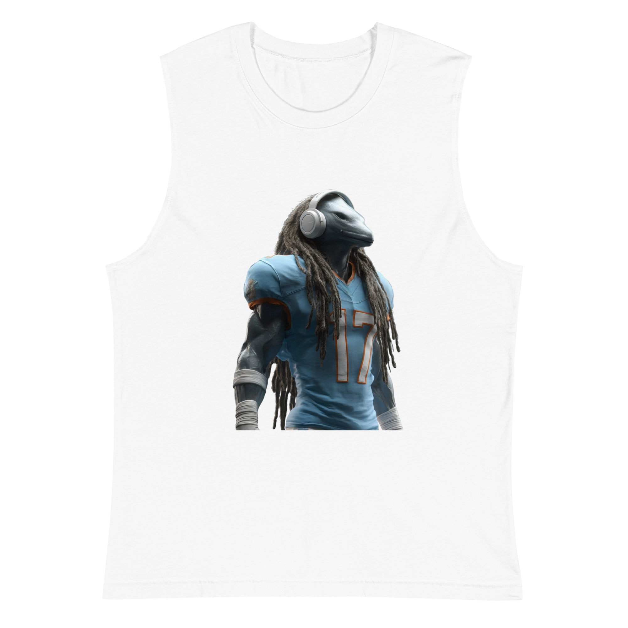 Dolphin 6 M Muscle Shirt White