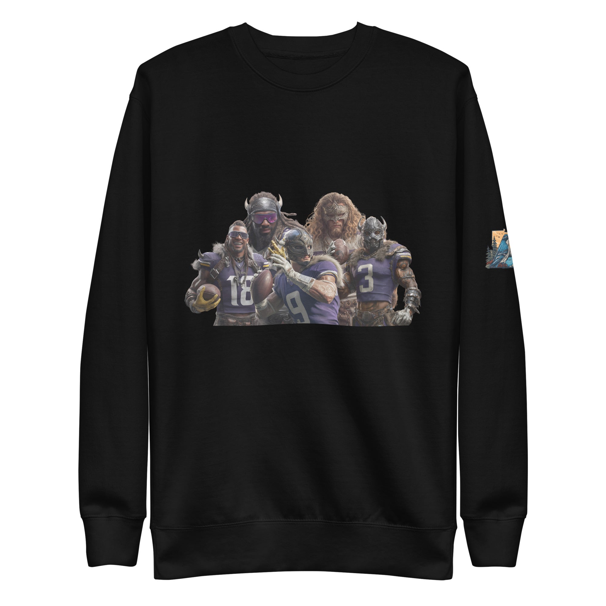 Viking 11 M Unisex Premium Sweatshirt Black