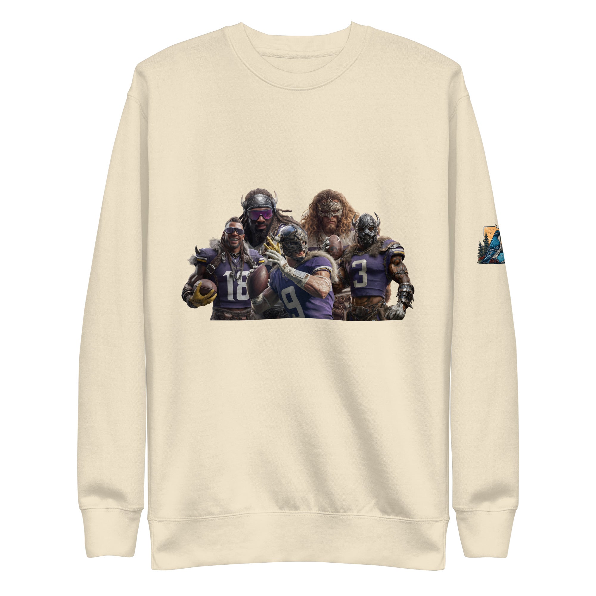 Viking 11 M Unisex Premium Sweatshirt Bone