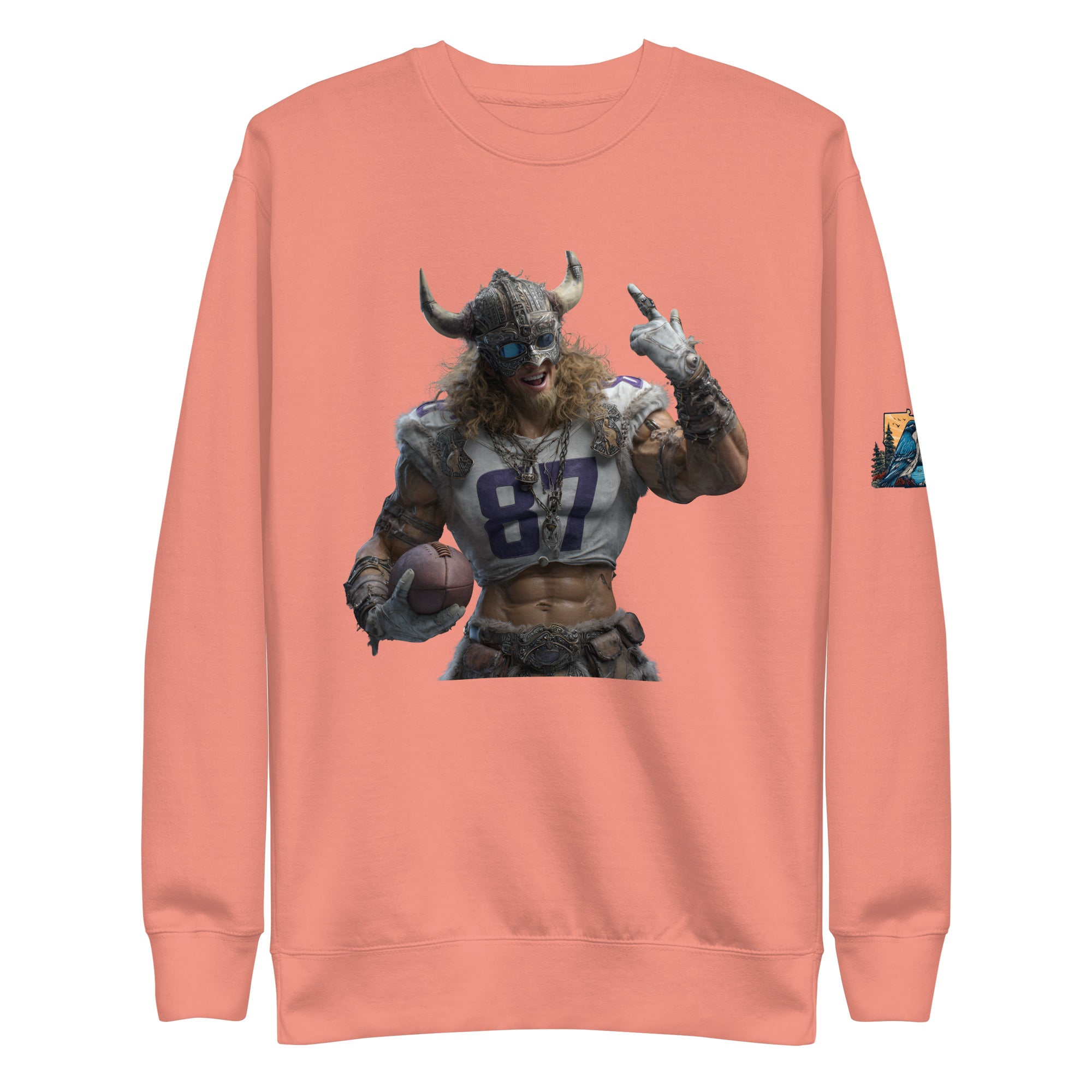 Viking 10 M Unisex Premium Sweatshirt Dusty Rose