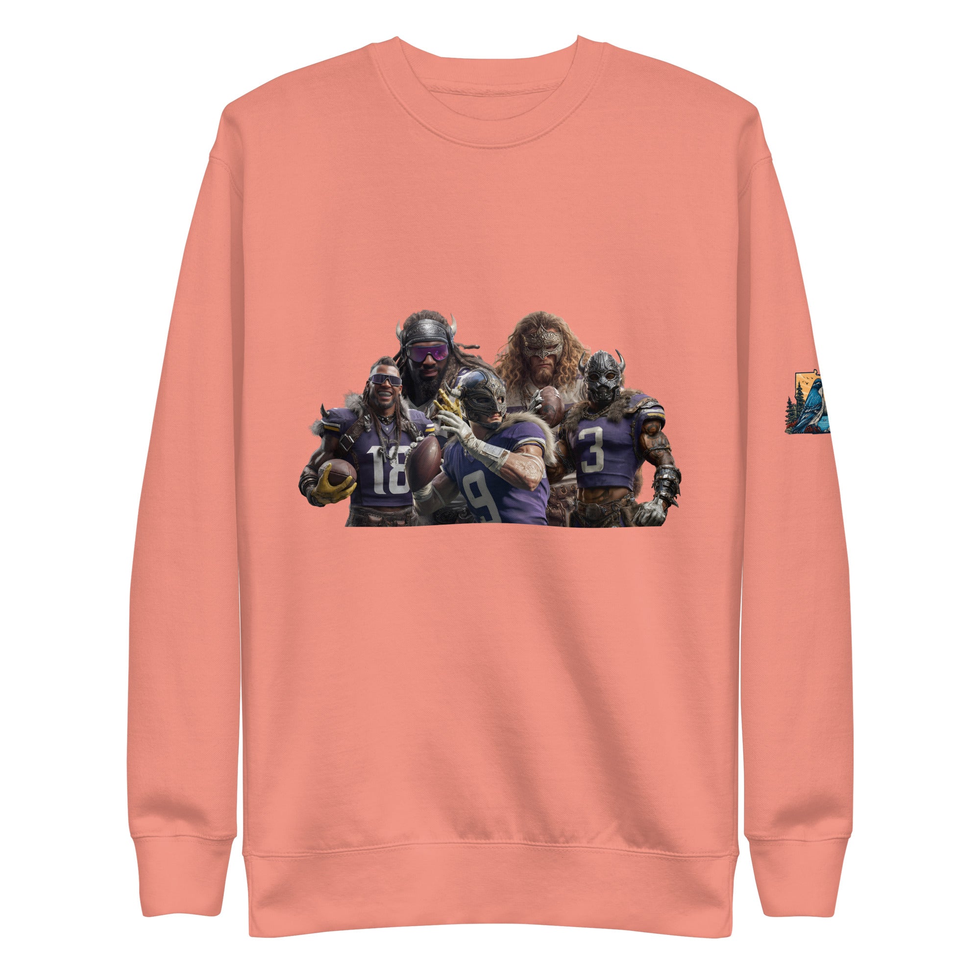 Viking 11 M Unisex Premium Sweatshirt Dusty Rose