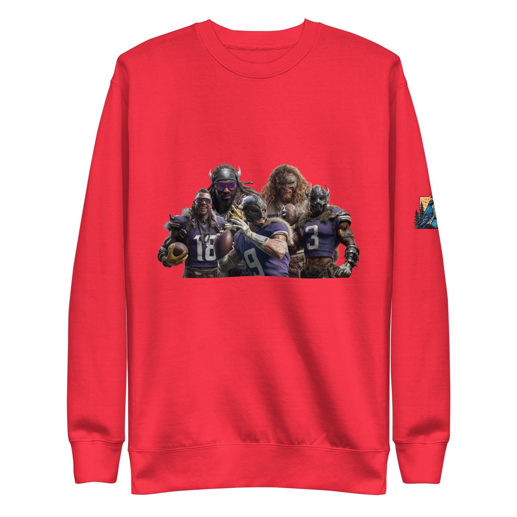 Viking 11 M Unisex Premium Sweatshirt Team Red