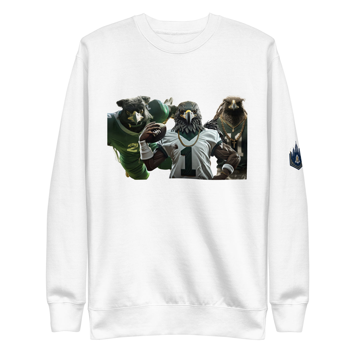 Eagle 13 M Unisex Premium Sweatshirt White