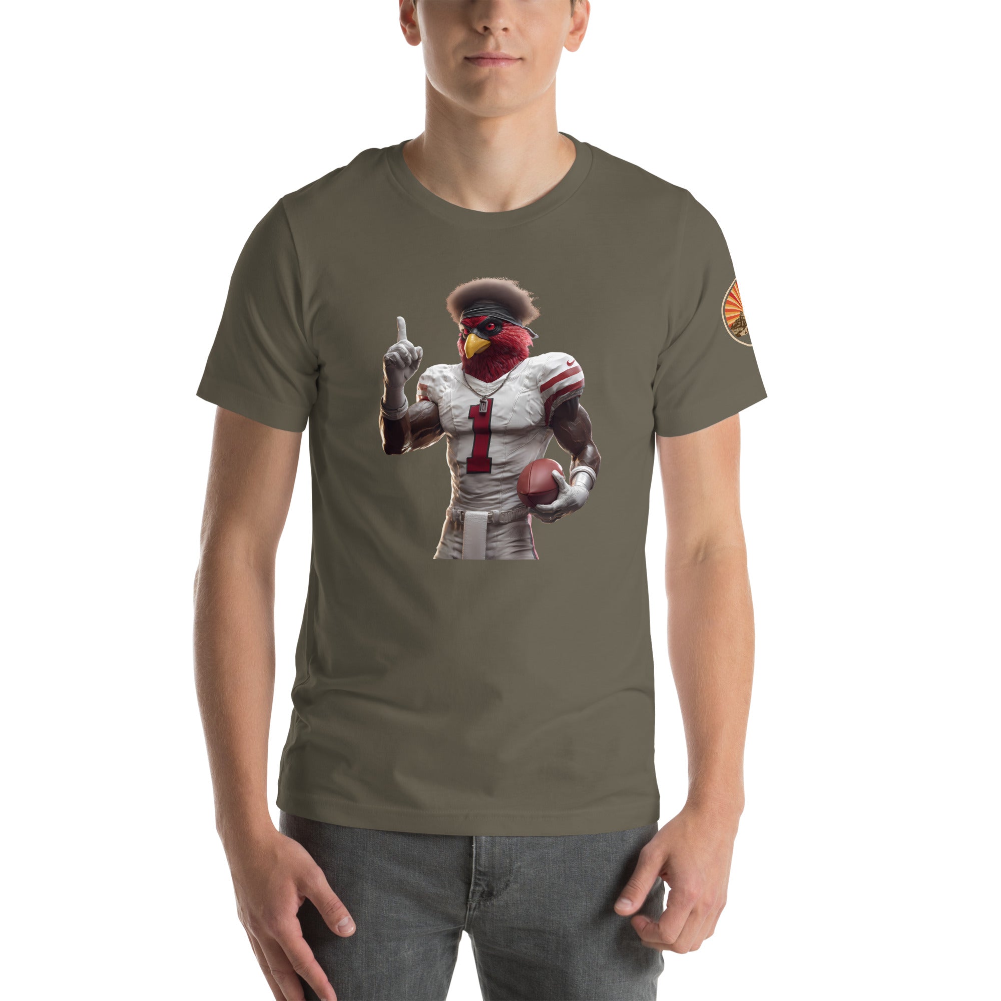 Cardinal 5 Men Unisex t-shirt Army