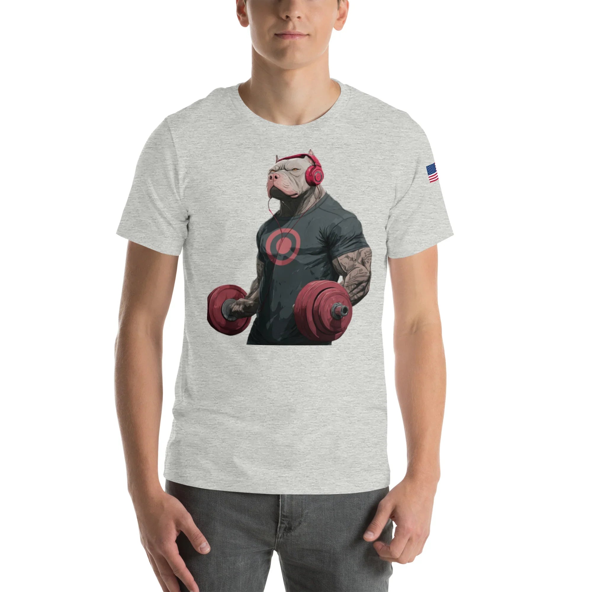 Pitbull Unisex t-shirt Athletic Heather