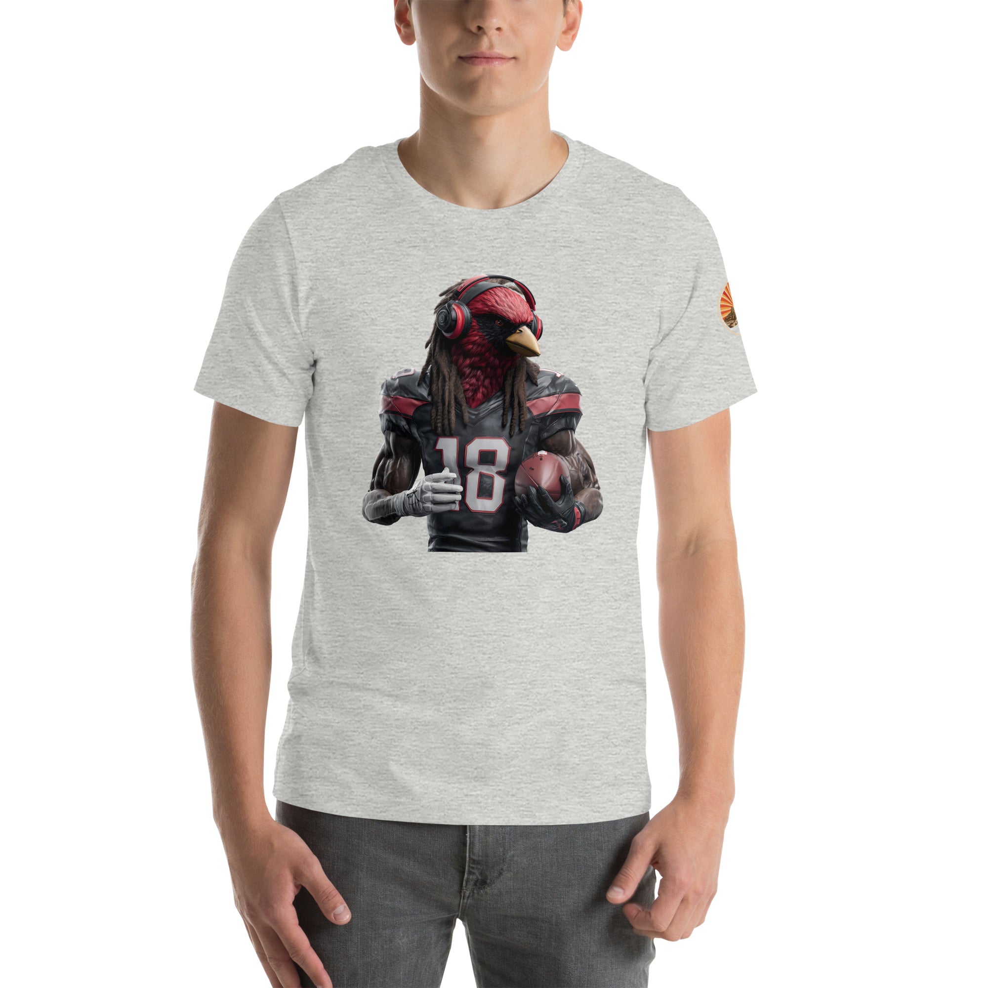 Cardinal 8 Men Unisex t-shirt Athletic Heather