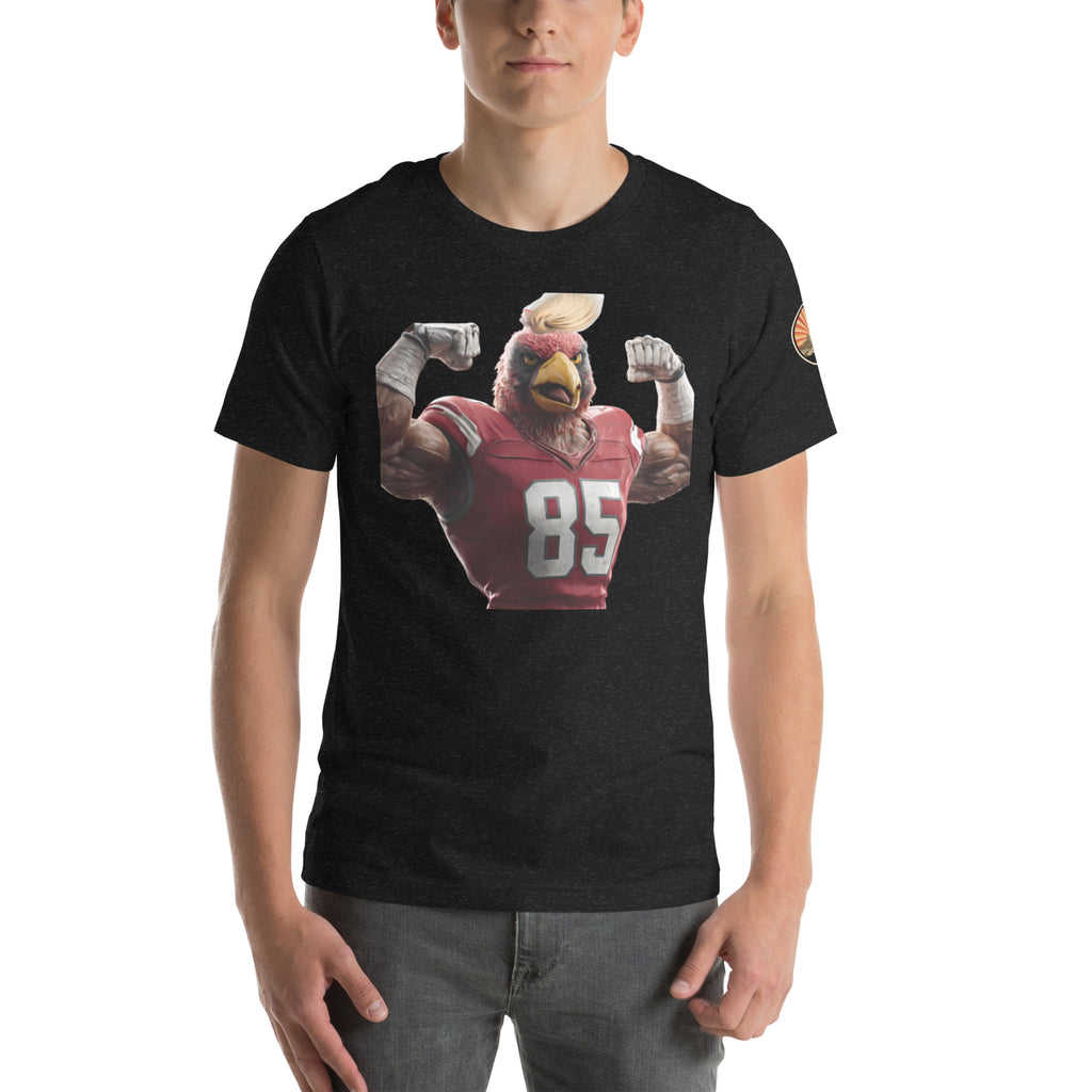 Cardinal 9 Men Unisex t-shirt Black Heather