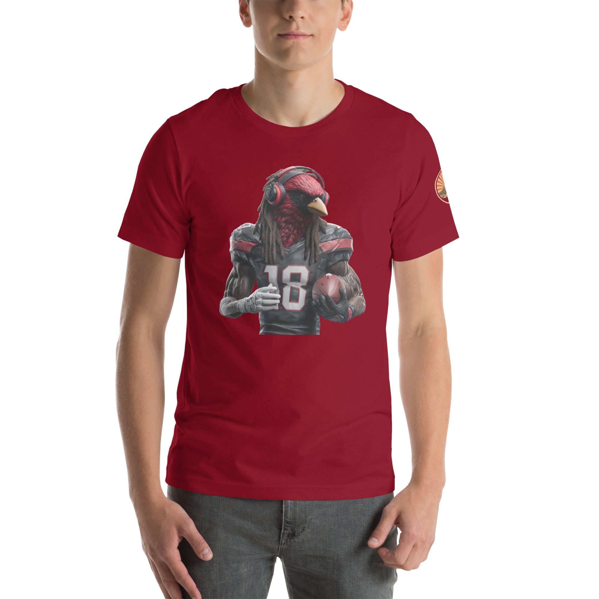 Cardinal 8 Men Unisex t-shirt Cardinal