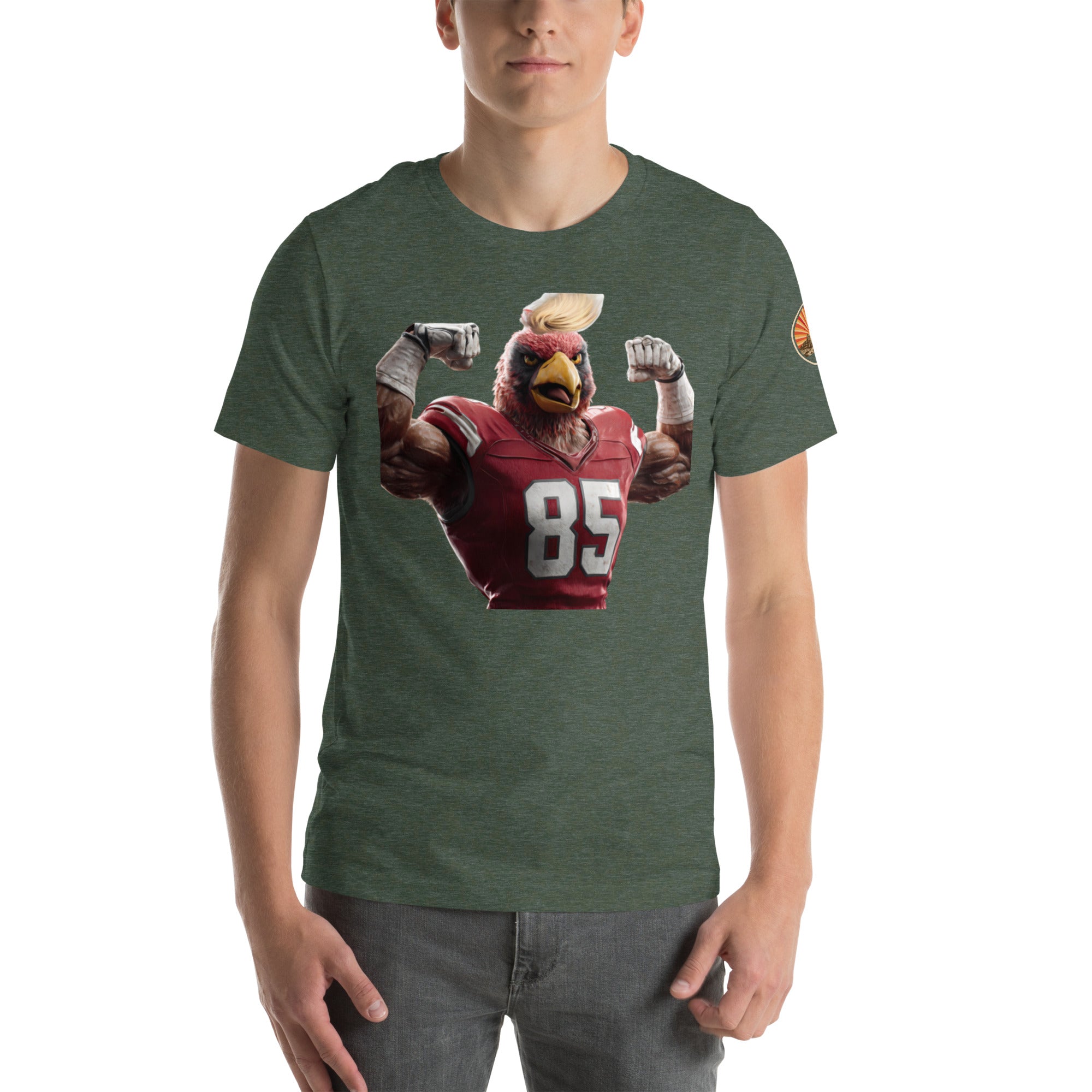 Cardinal 9 Men Unisex t-shirt Heather Forest
