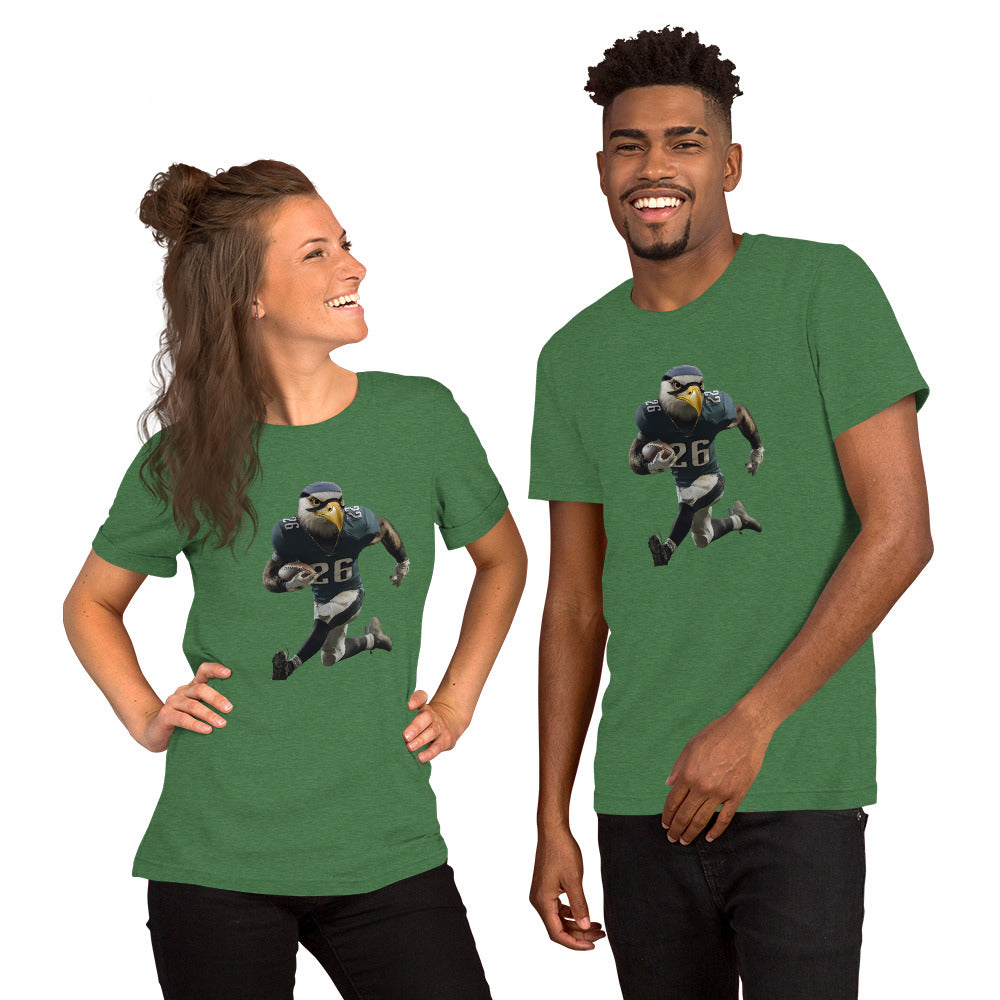 Eagle 1 Men Unisex t-shirt Heather Grass Green