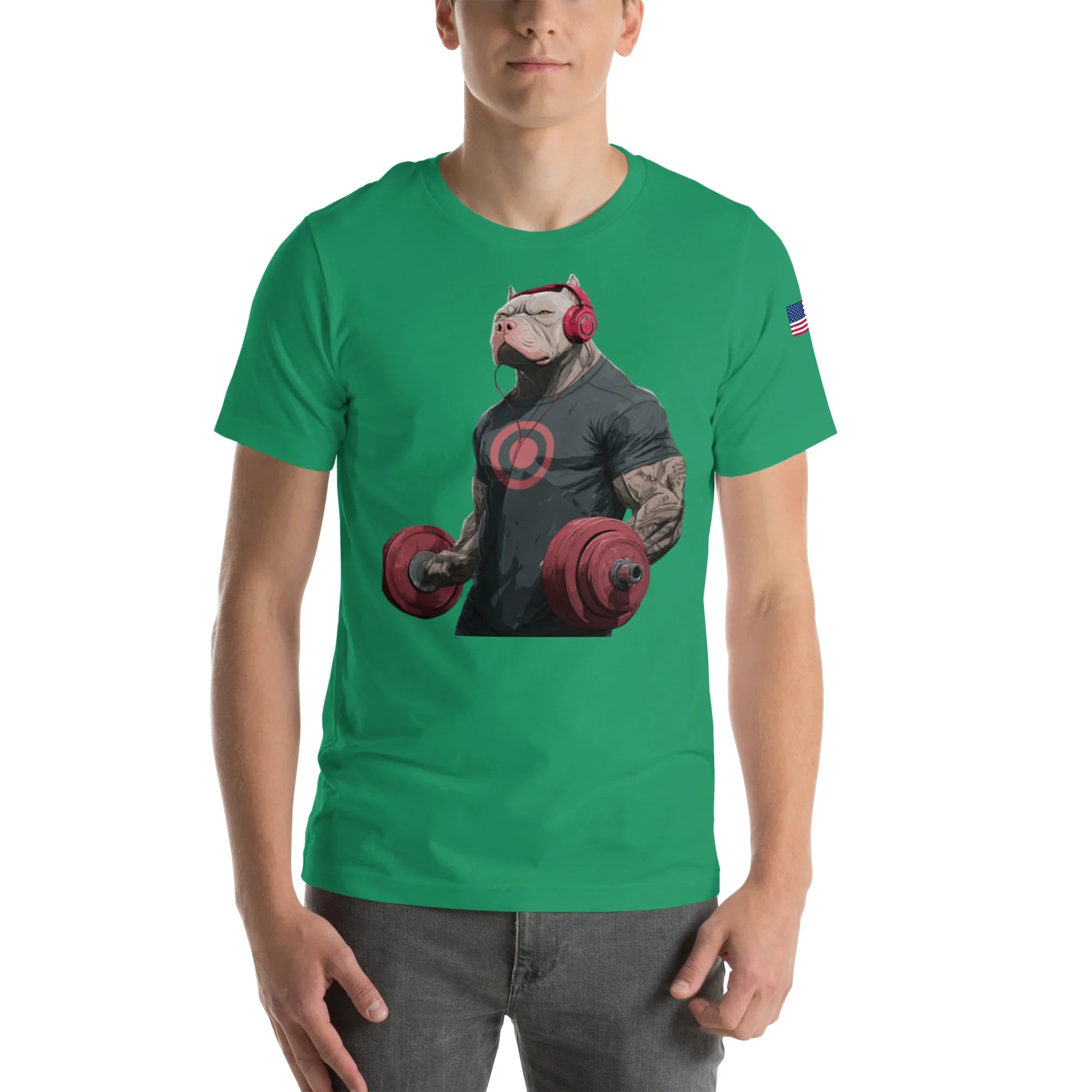Pitbull Unisex t-shirt Kelly