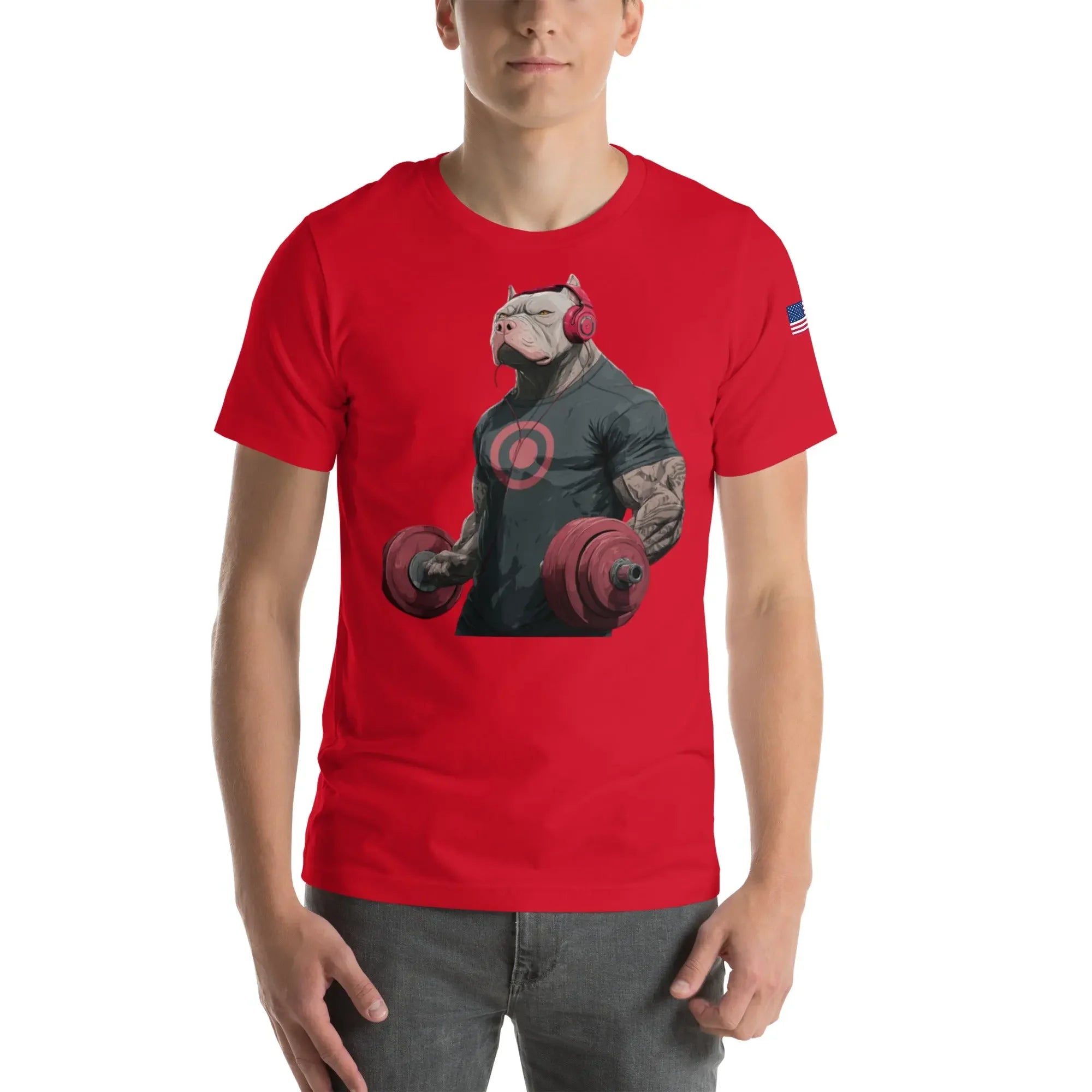 Pitbull Unisex t-shirt Red