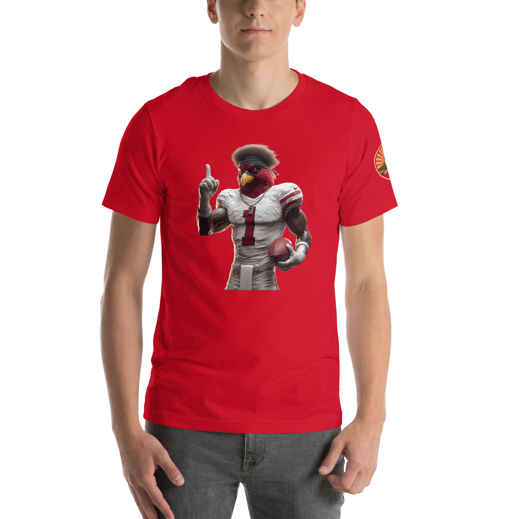 Cardinal 5 Men Unisex t-shirt Red