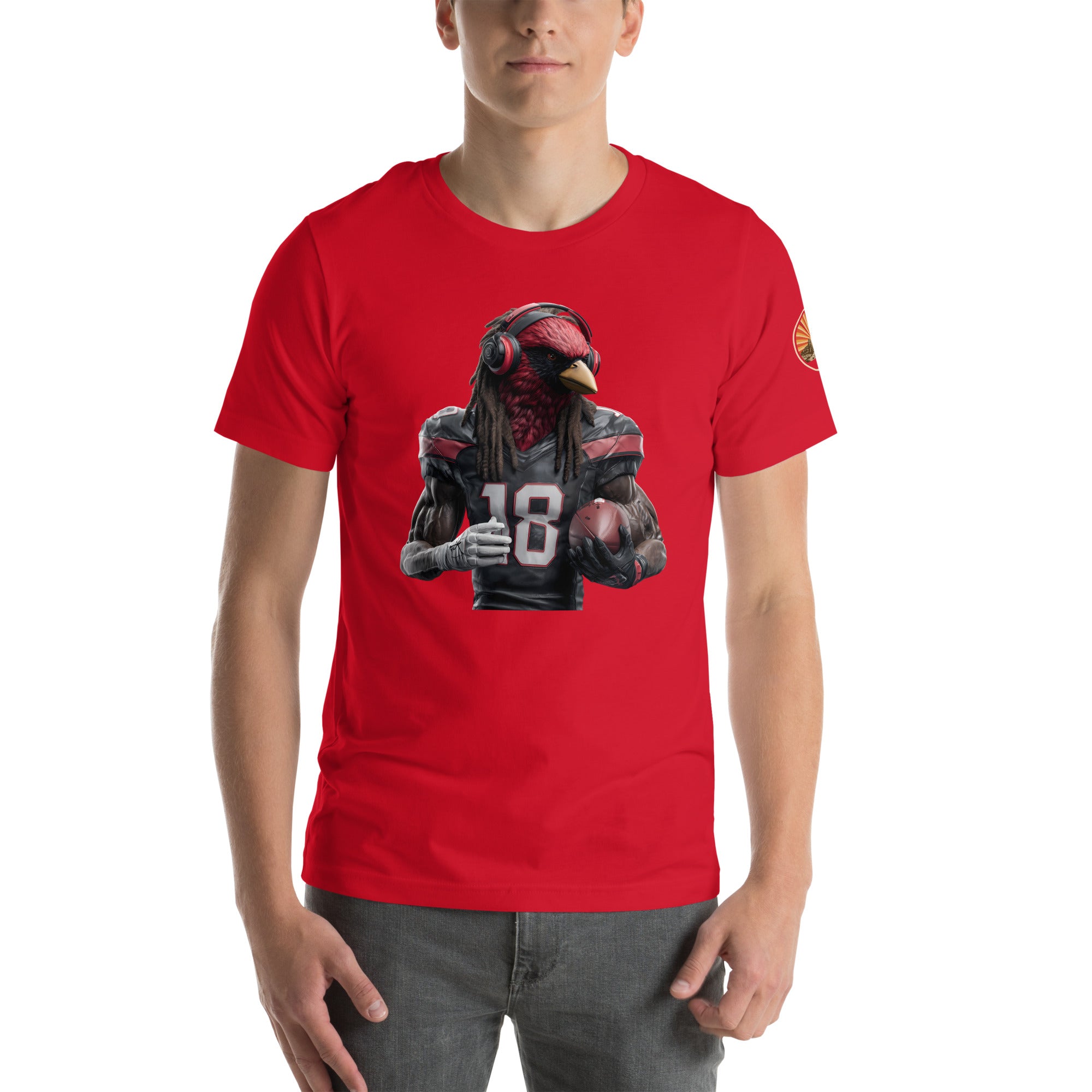 Cardinal 8 Men Unisex t-shirt Red