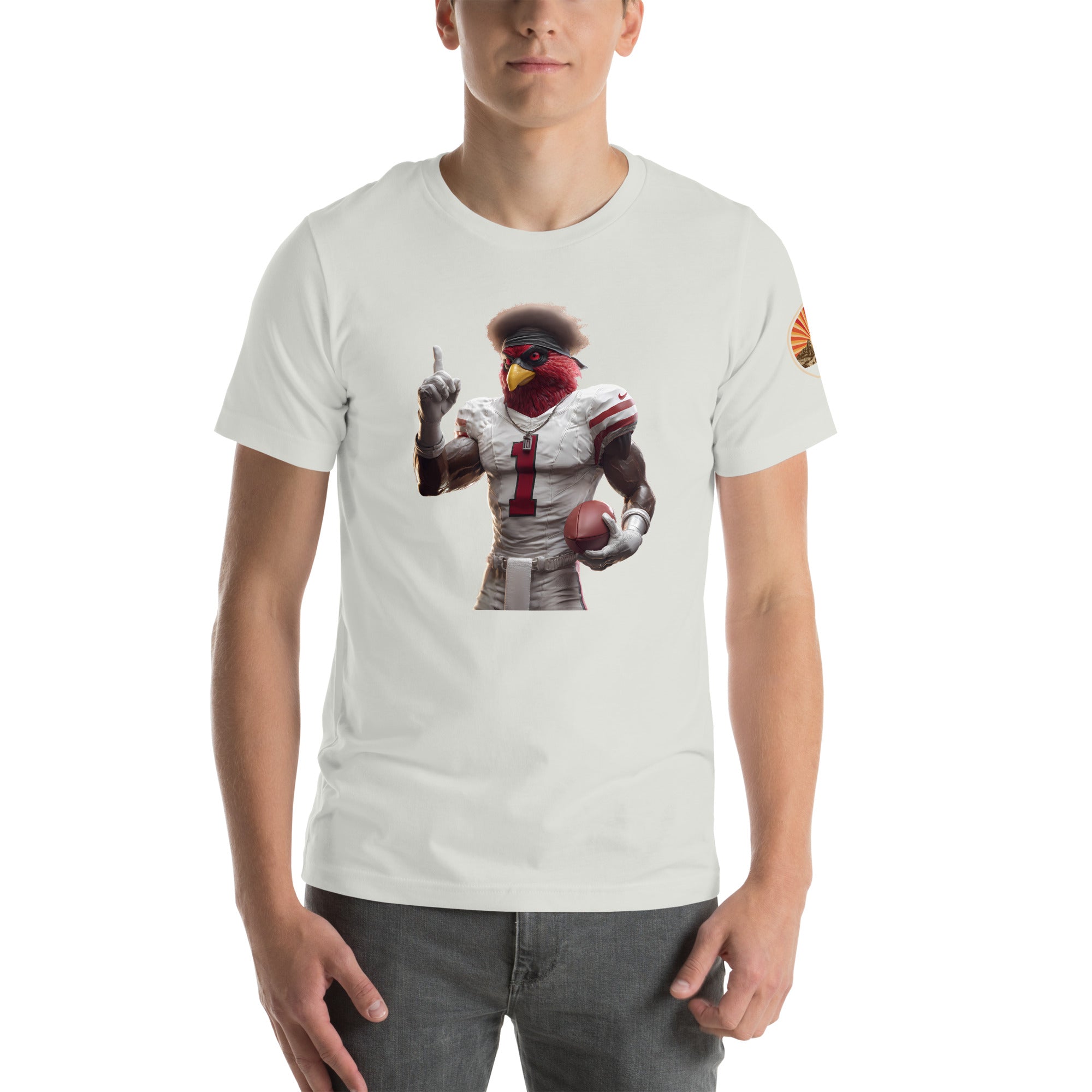Cardinal 5 Men Unisex t-shirt Silver