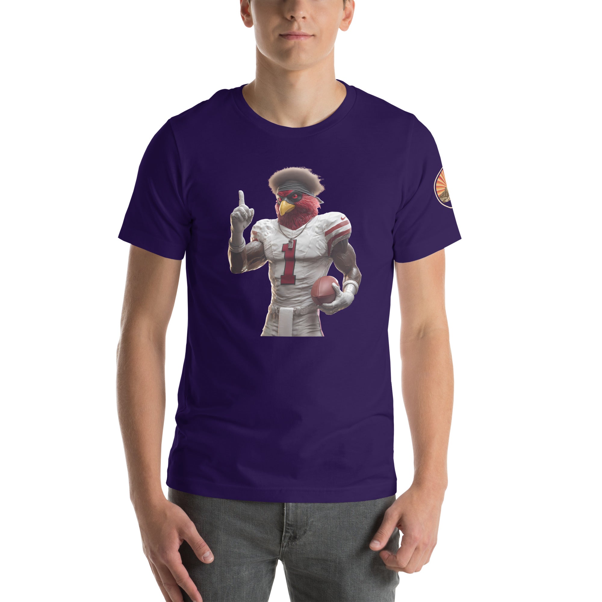 Cardinal 5 Men Unisex t-shirt Team Purple