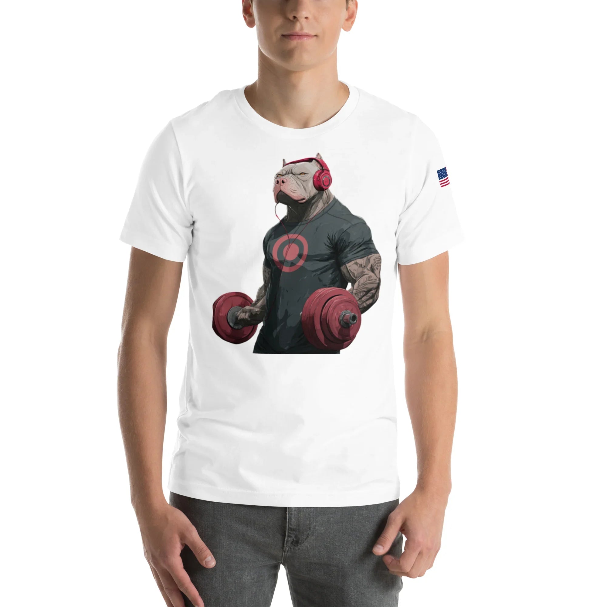 Pitbull Unisex t-shirt White