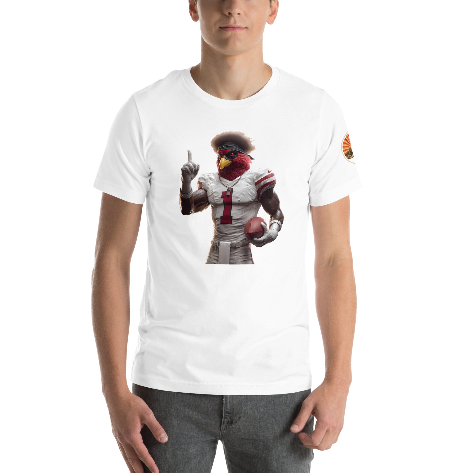 Cardinal 5 Men Unisex t-shirt White