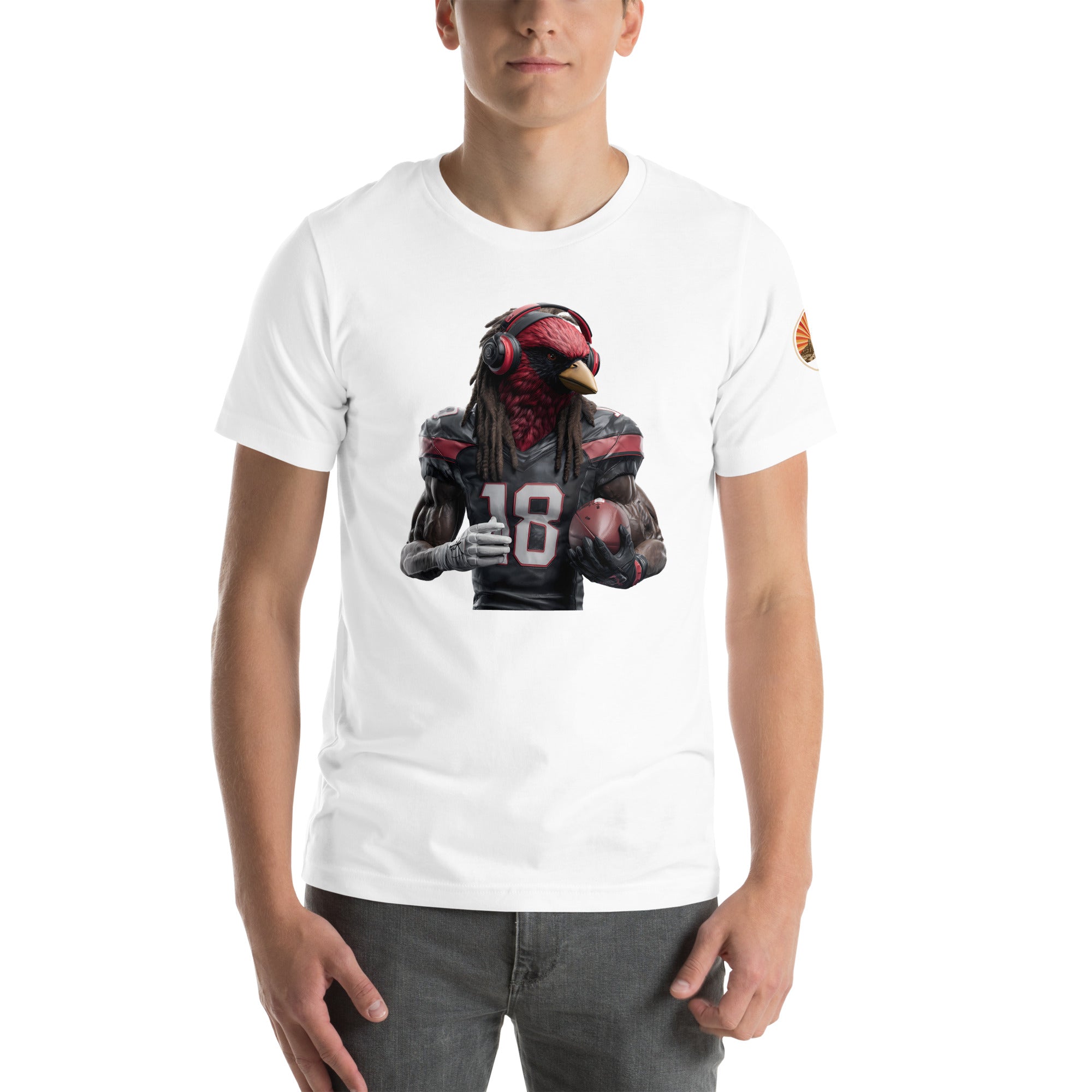 Cardinal 8 Men Unisex t-shirt White