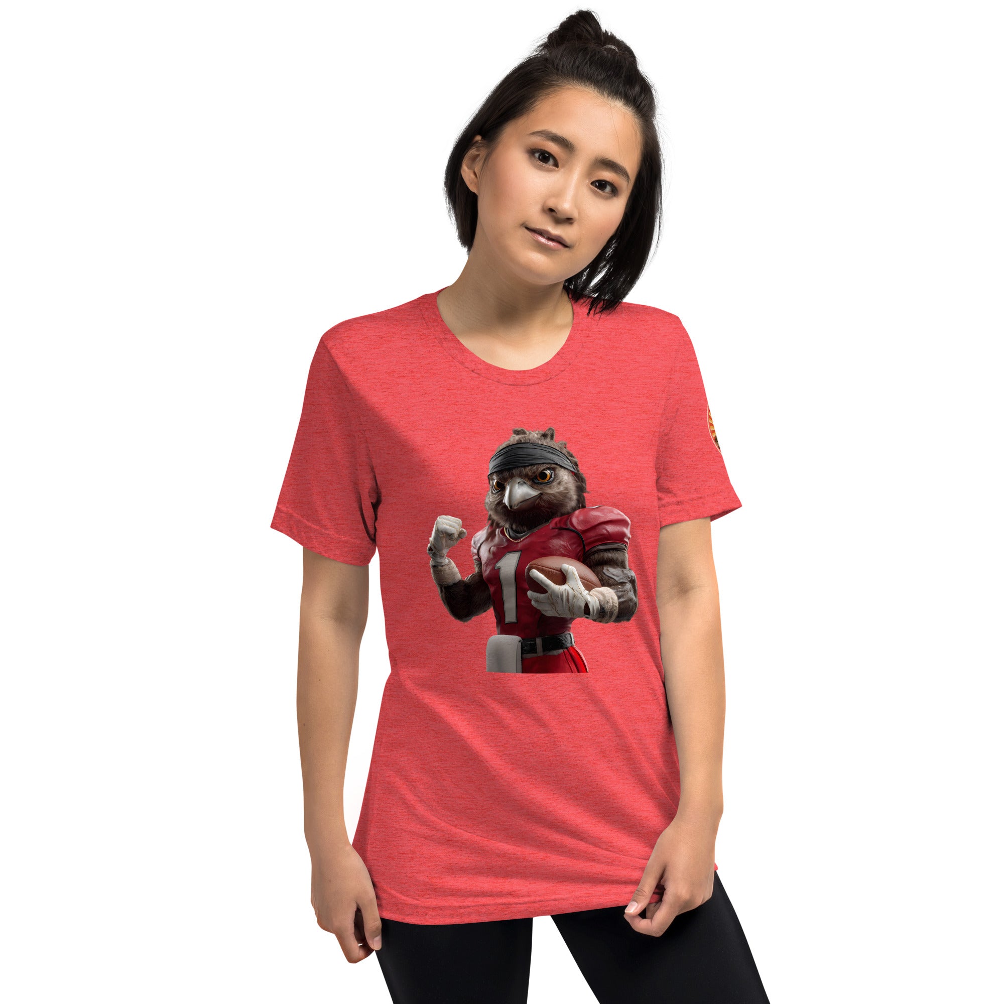 Cardinal 2 Women Short sleeve t-shirt Red Triblend
