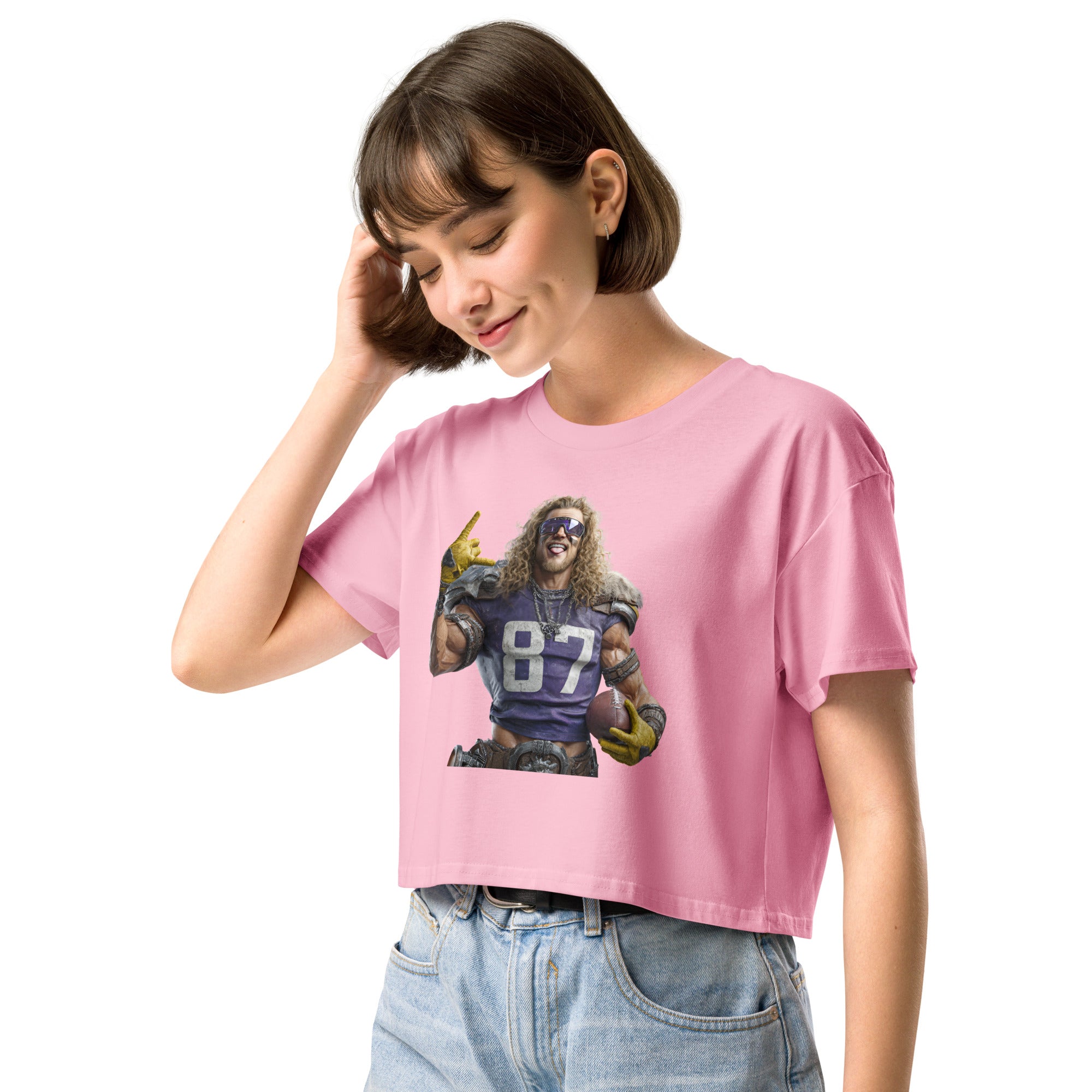 Viking 6 W Women’s crop top Bubblegum