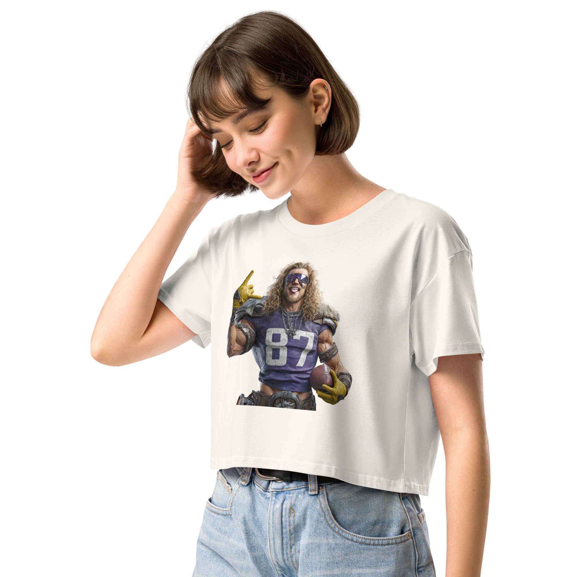 Viking 6 W Women’s crop top Ecru