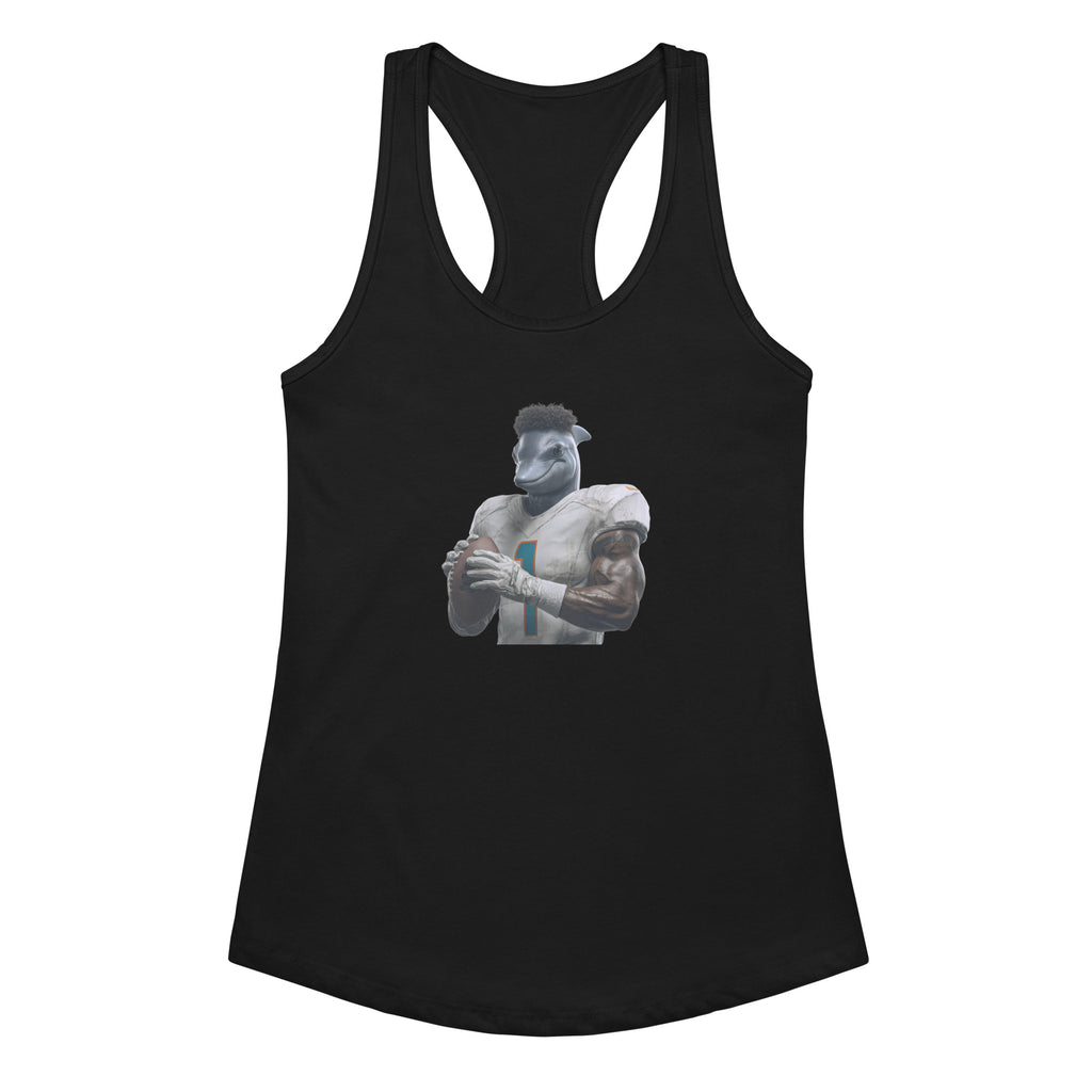 Dolphin 7 W Women’s fitted racerback tank top