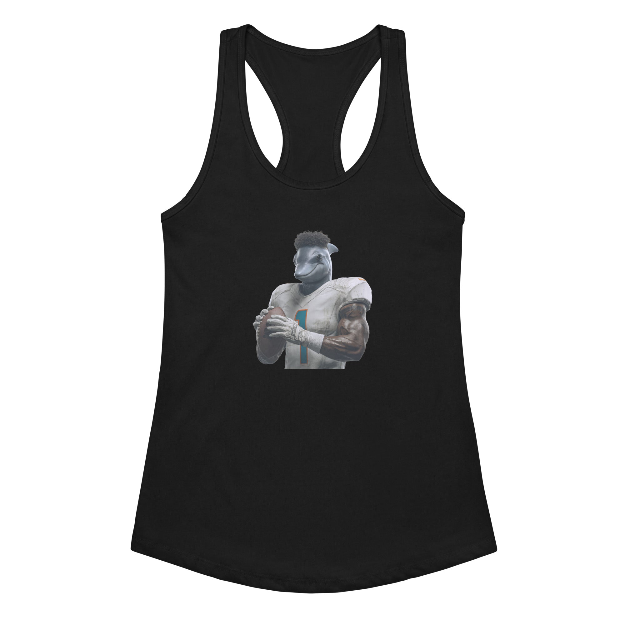 Dolphin 7 W Women’s fitted racerback tank top