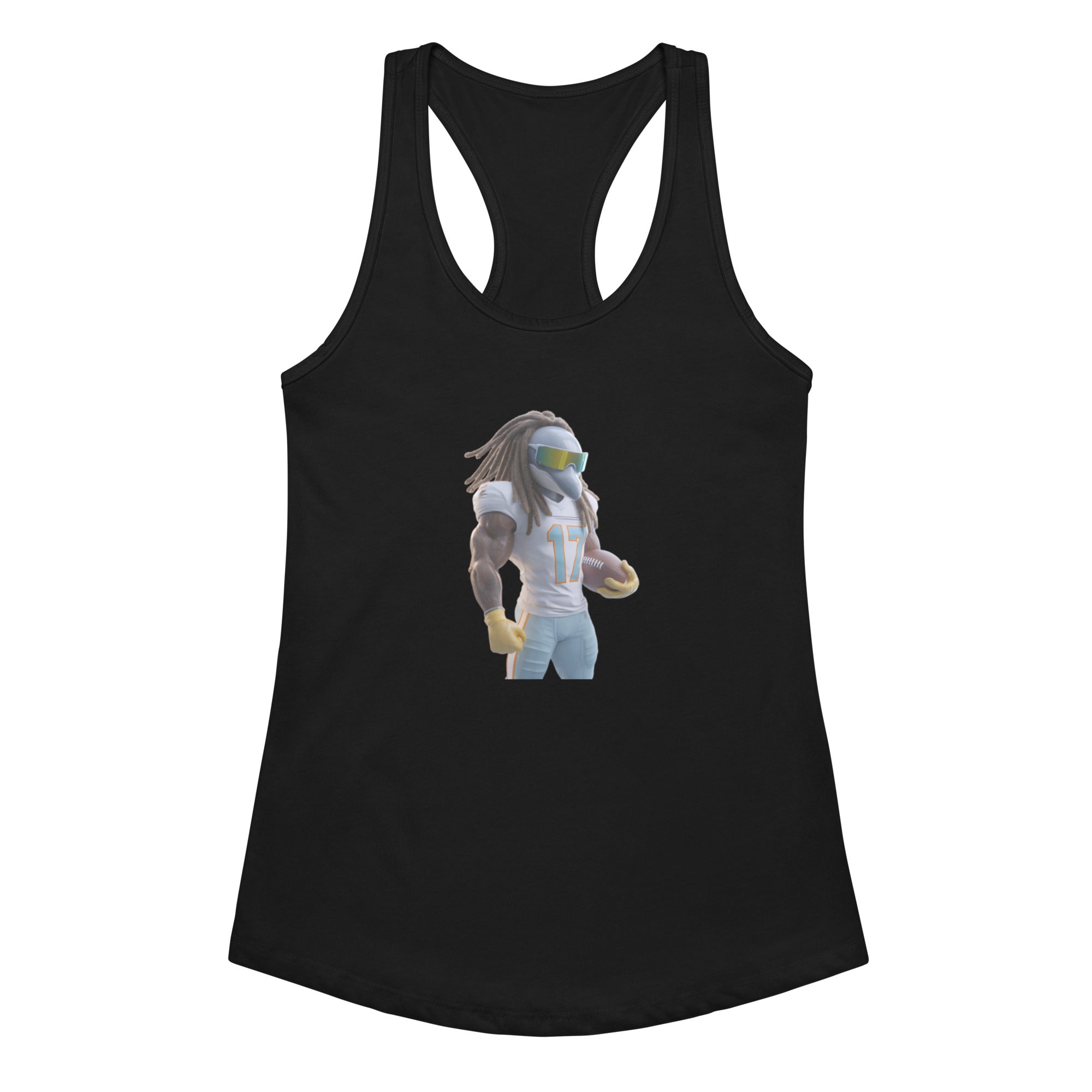 Dolphin 11 W Women’s fitted racerback tank top