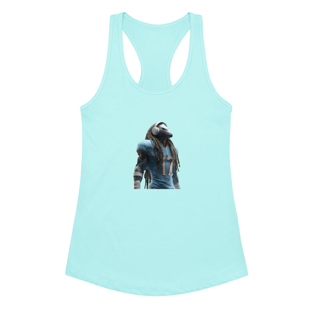 Dolphin 6 W Women’s fitted racerback tank top