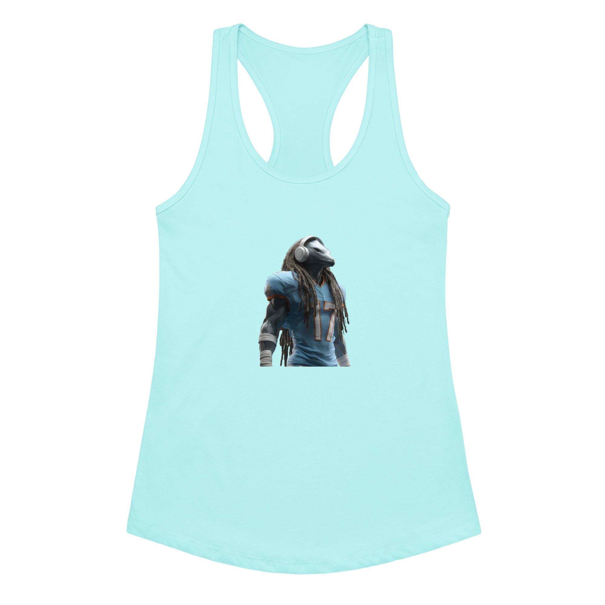 Dolphin 6 W Women’s fitted racerback tank top