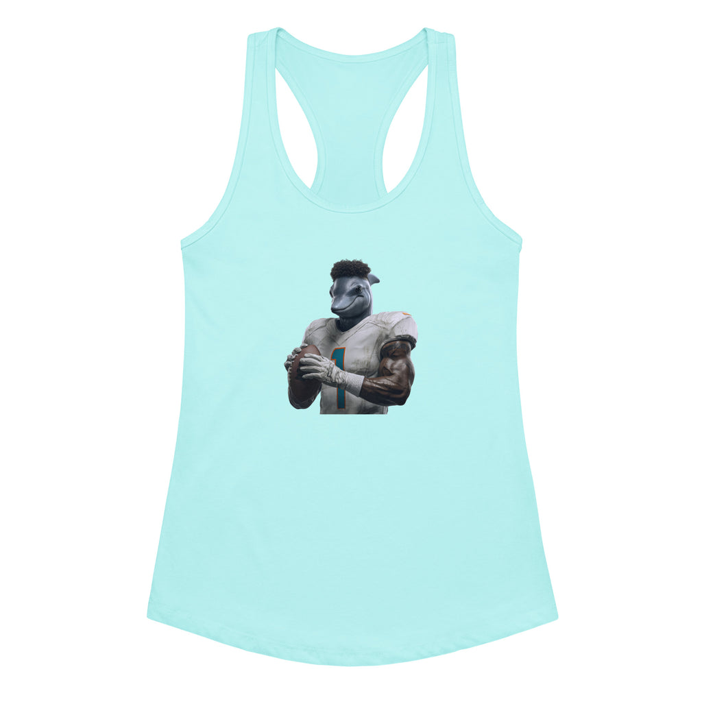 Dolphin 7 W Women’s fitted racerback tank top