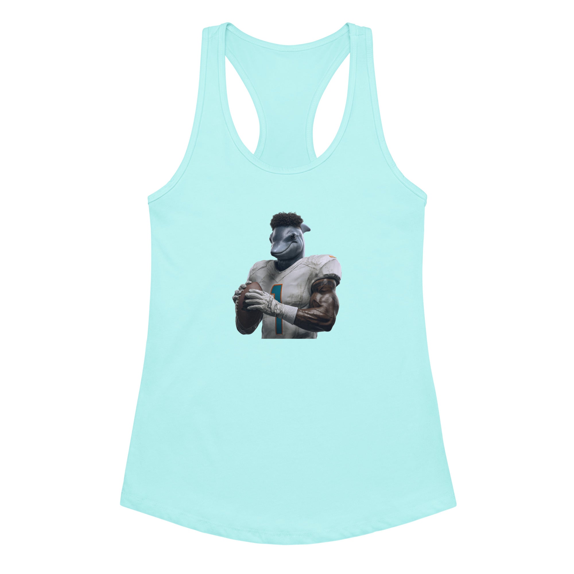Dolphin 7 W Women’s fitted racerback tank top