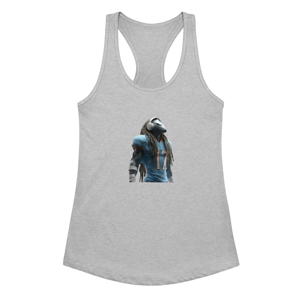 Dolphin 6 W Women’s fitted racerback tank top