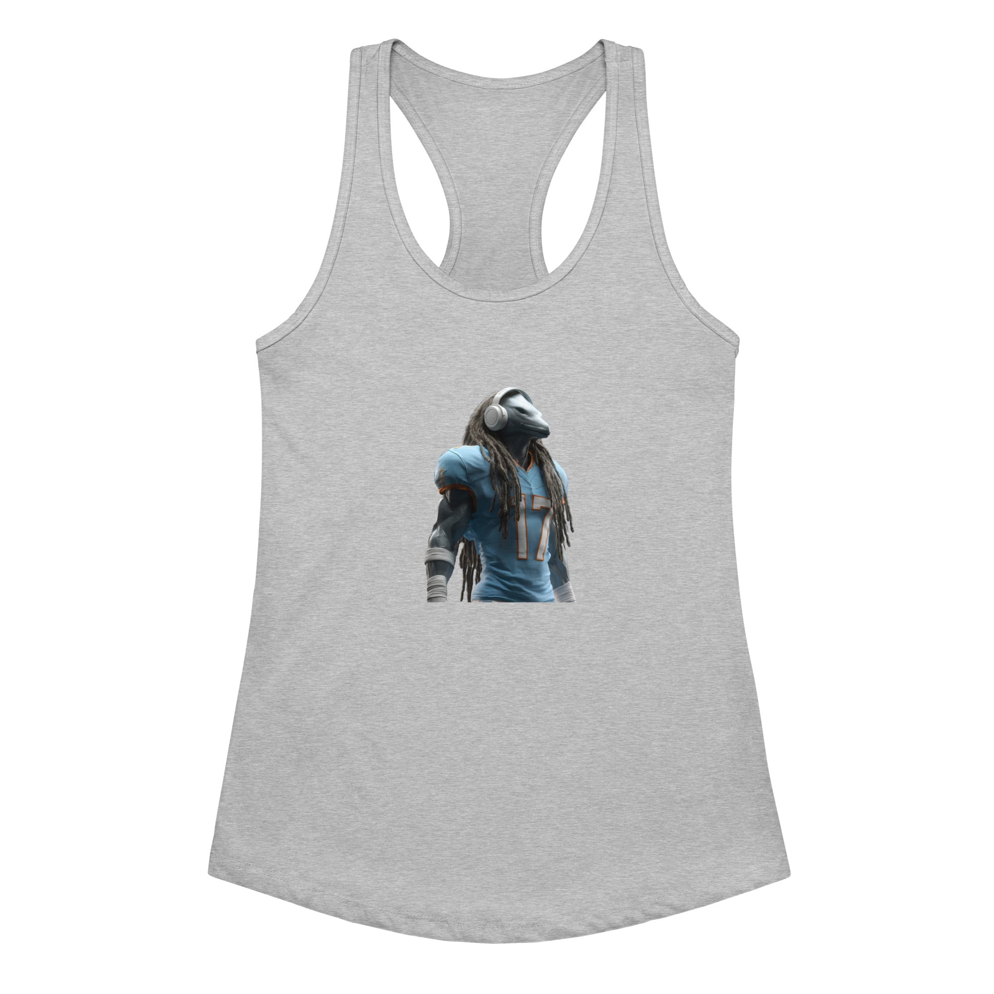 Dolphin 6 W Women’s fitted racerback tank top