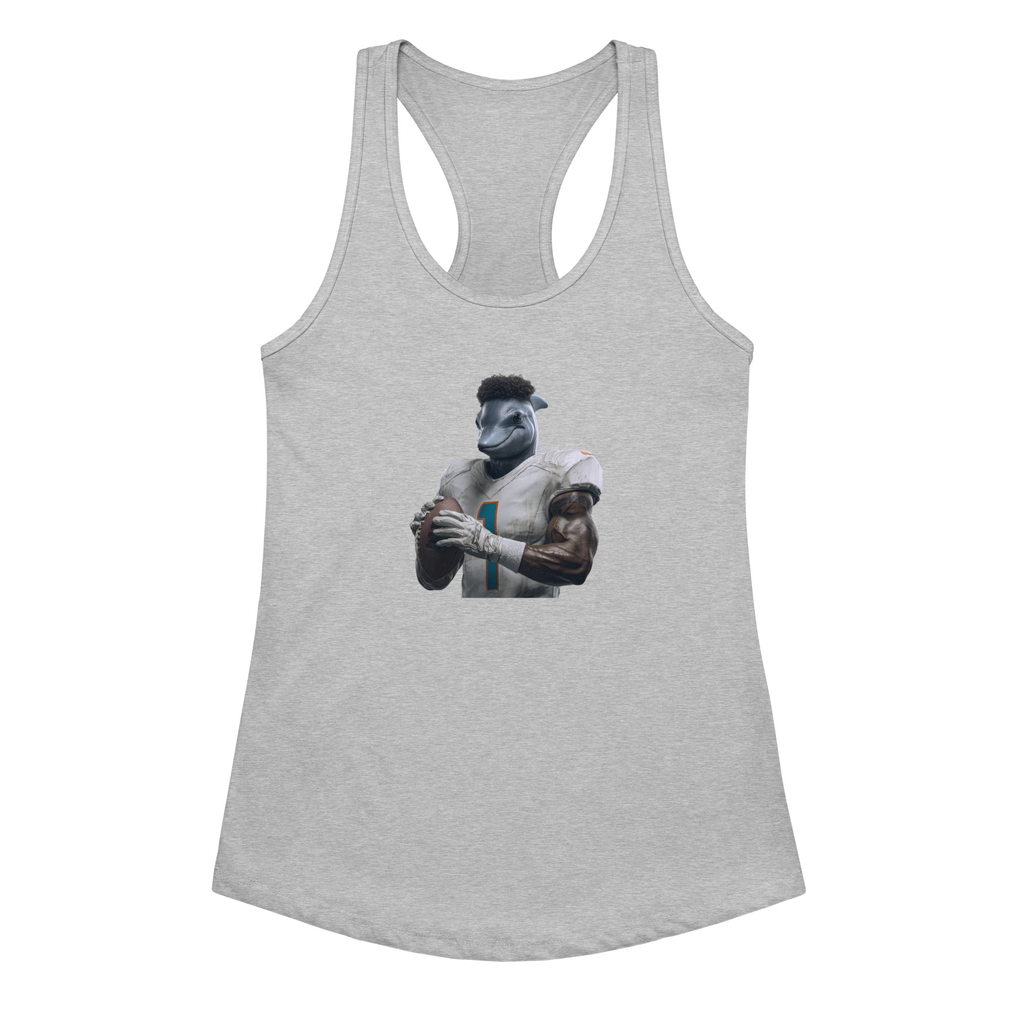 Dolphin 7 W Women’s fitted racerback tank top