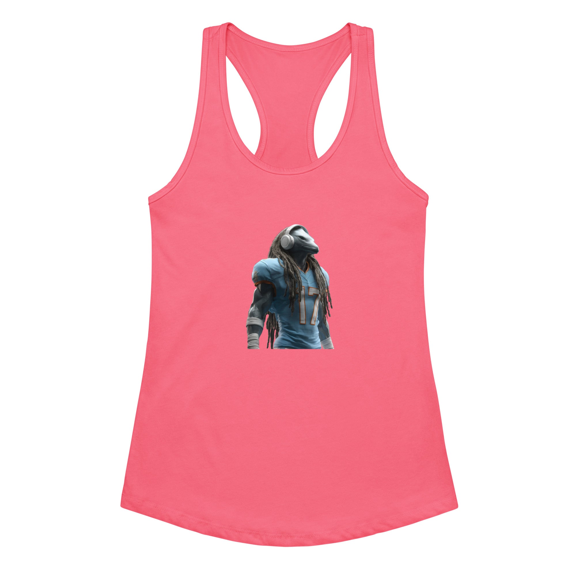 Dolphin 6 W Women’s fitted racerback tank top