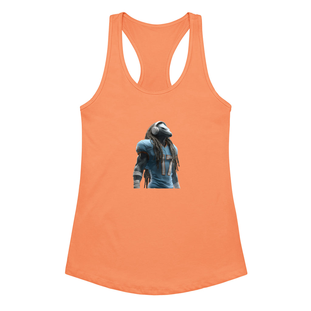 Dolphin 6 W Women’s fitted racerback tank top