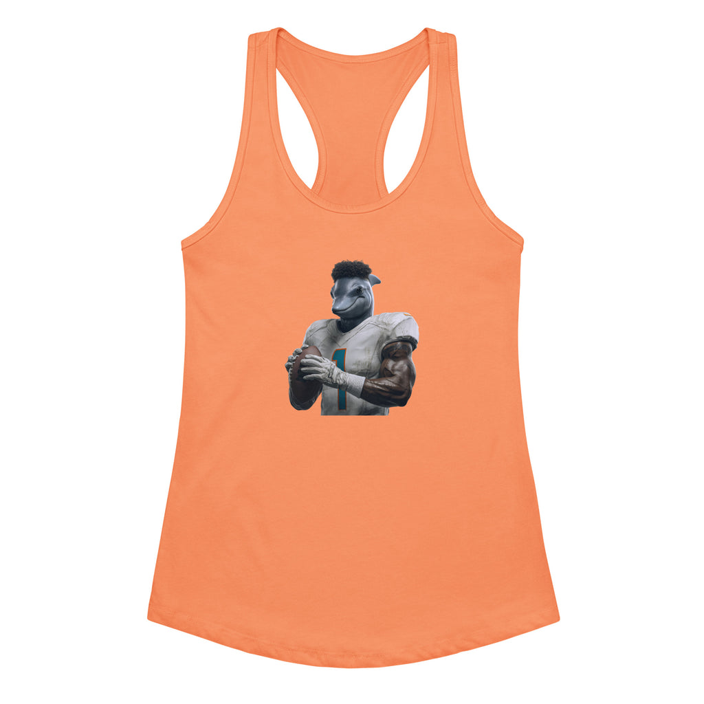 Dolphin 7 W Women’s fitted racerback tank top