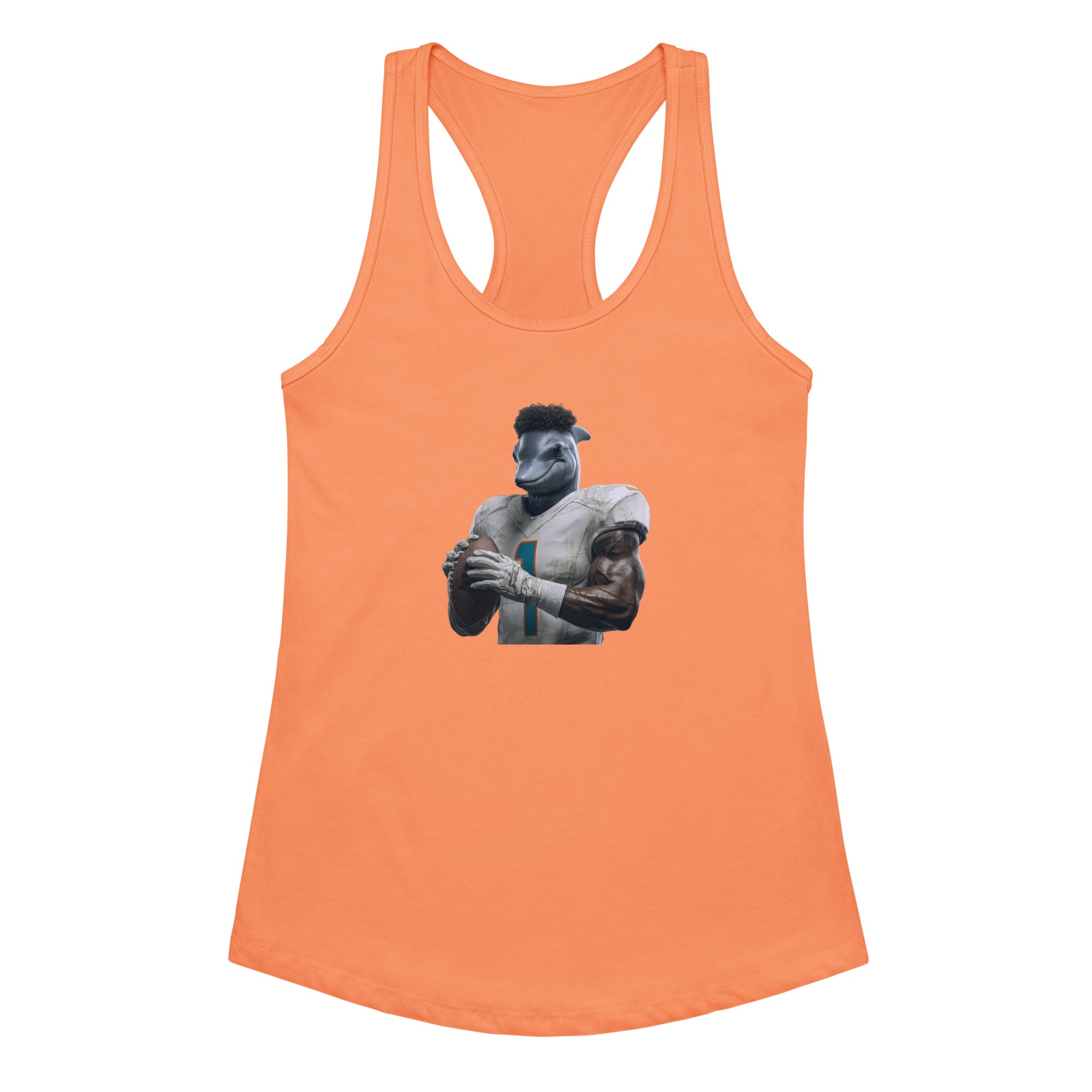 Dolphin 7 W Women’s fitted racerback tank top