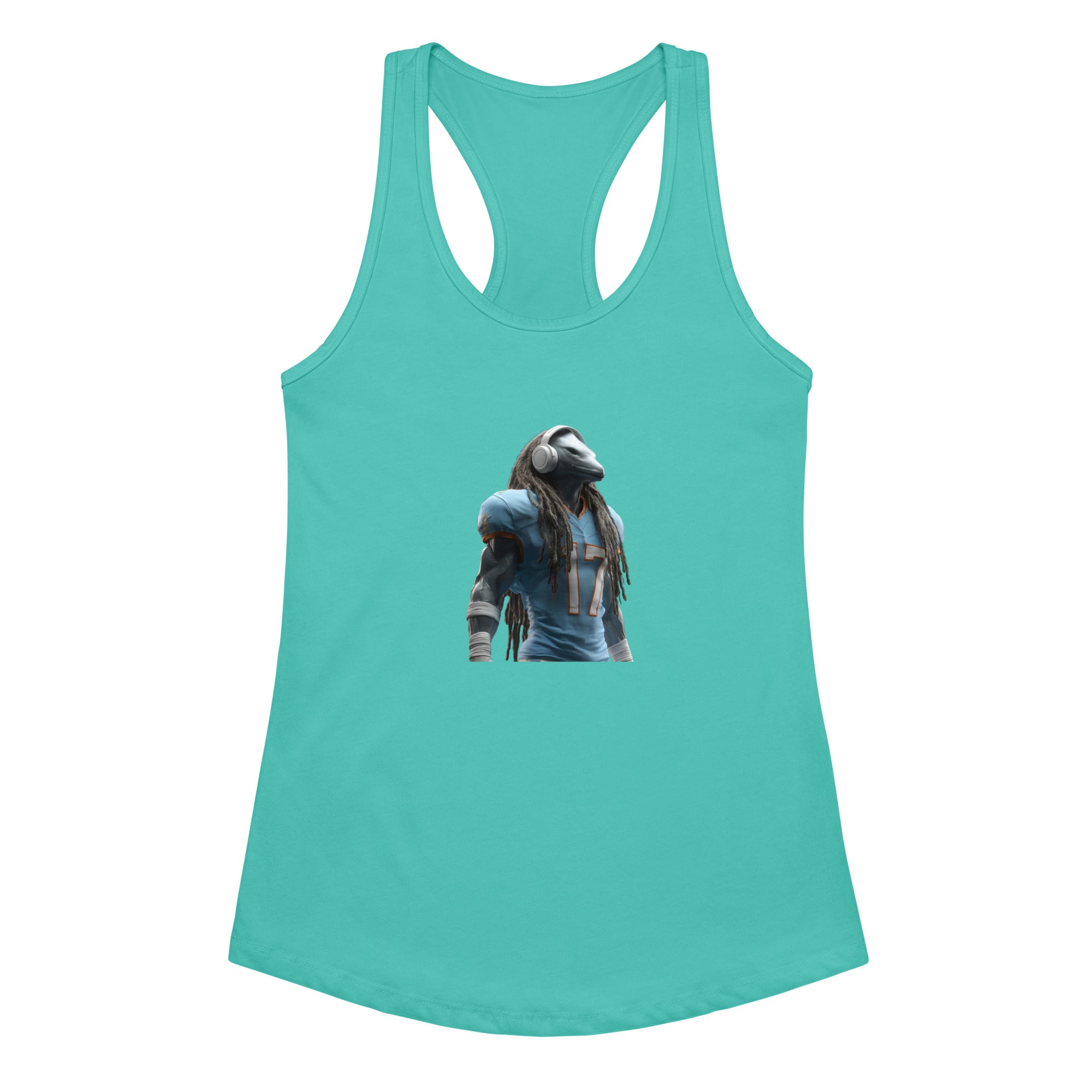 Dolphin 6 W Women’s fitted racerback tank top