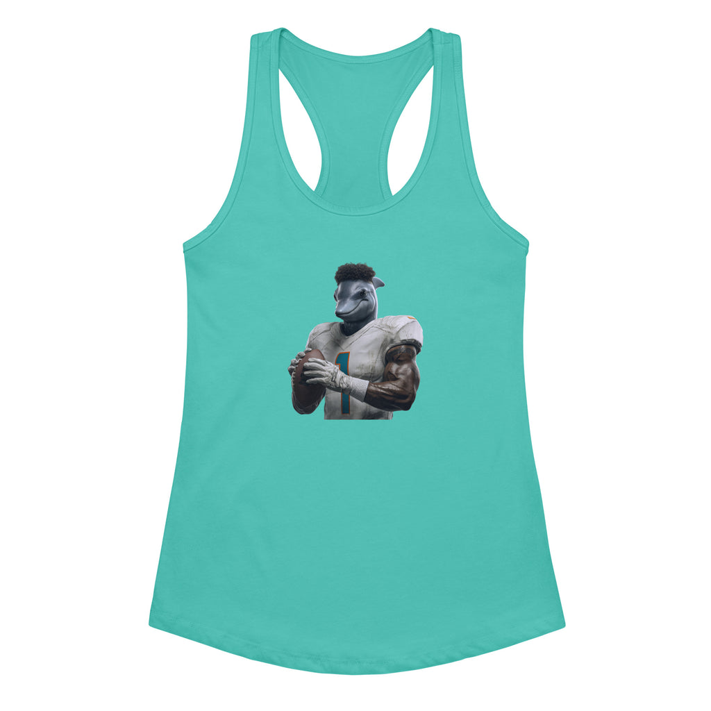 Dolphin 7 W Women’s fitted racerback tank top