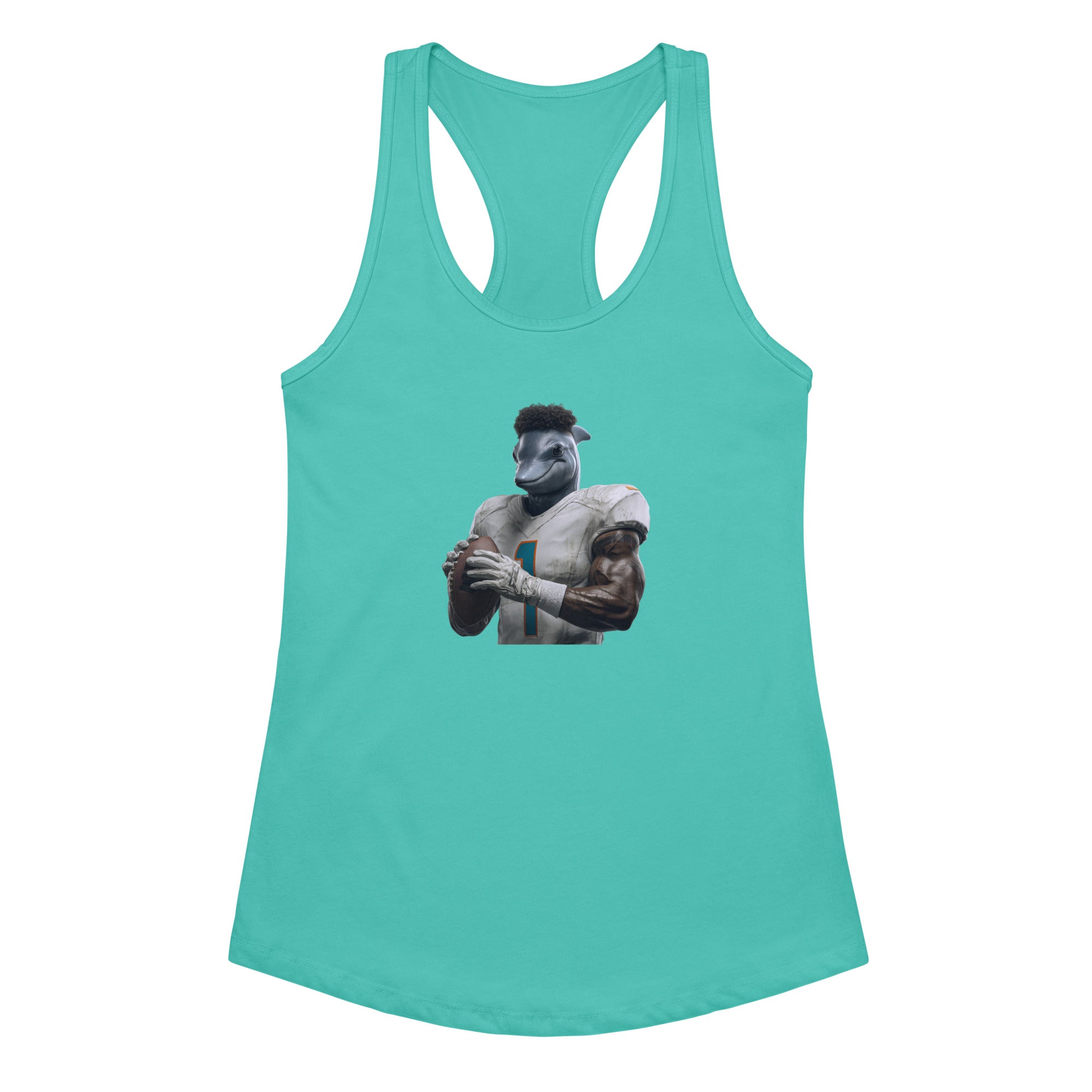 Dolphin 7 W Women’s fitted racerback tank top