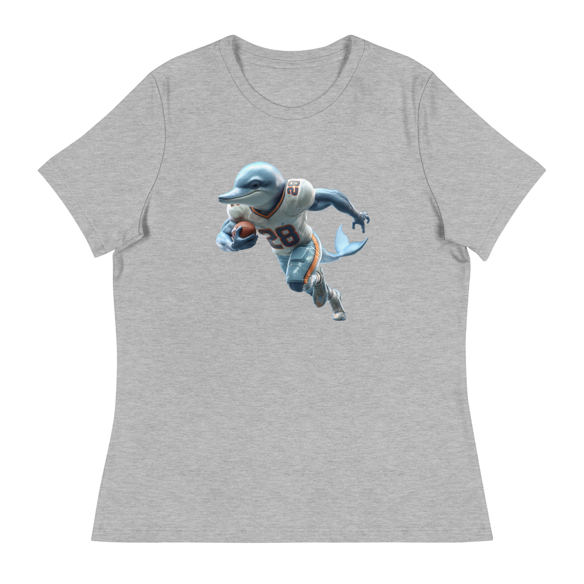 Dolphin 2 W Women's Relaxed T-Shirt Athletic Heather