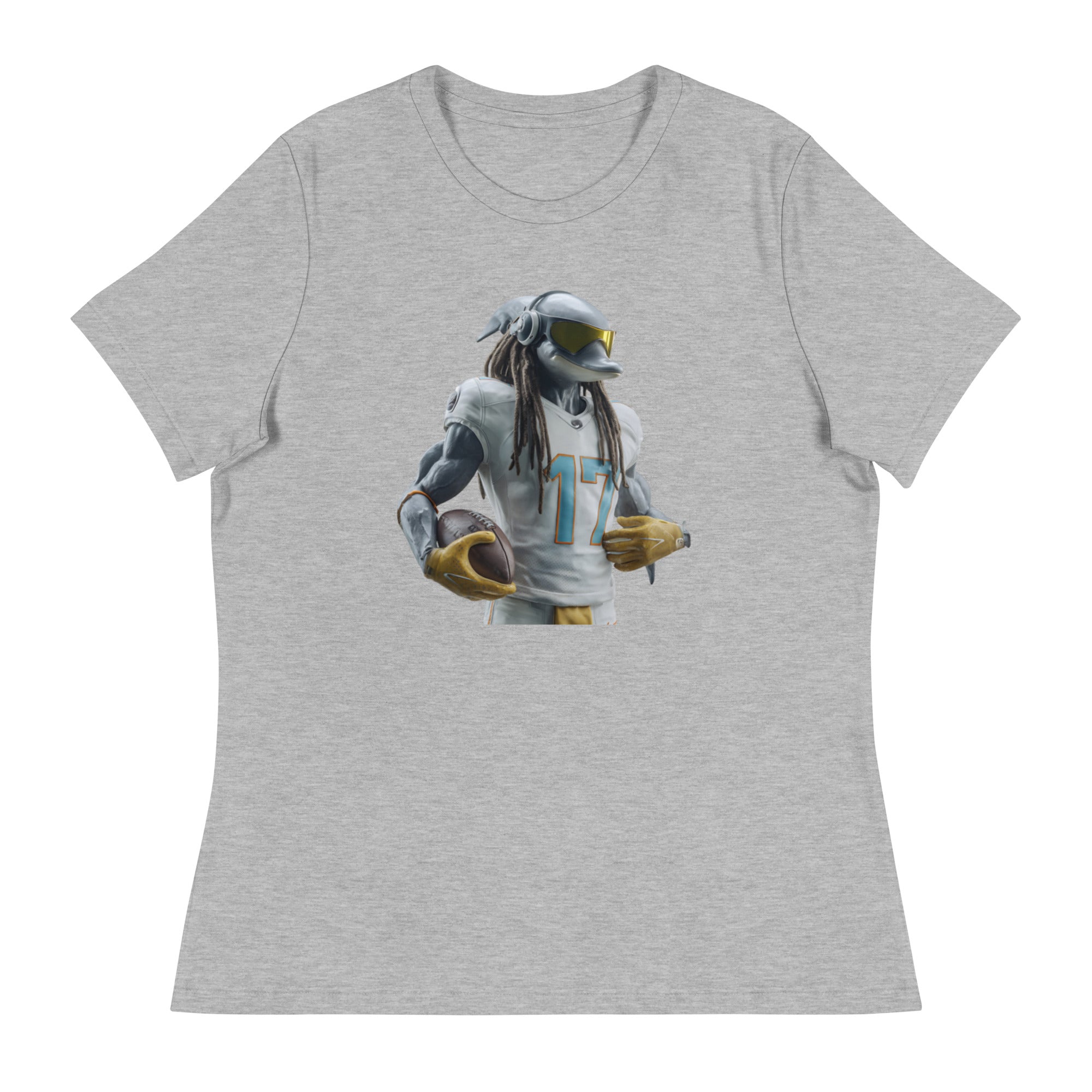 Dolphin 4 W Women's Relaxed T-Shirt Athletic Heather