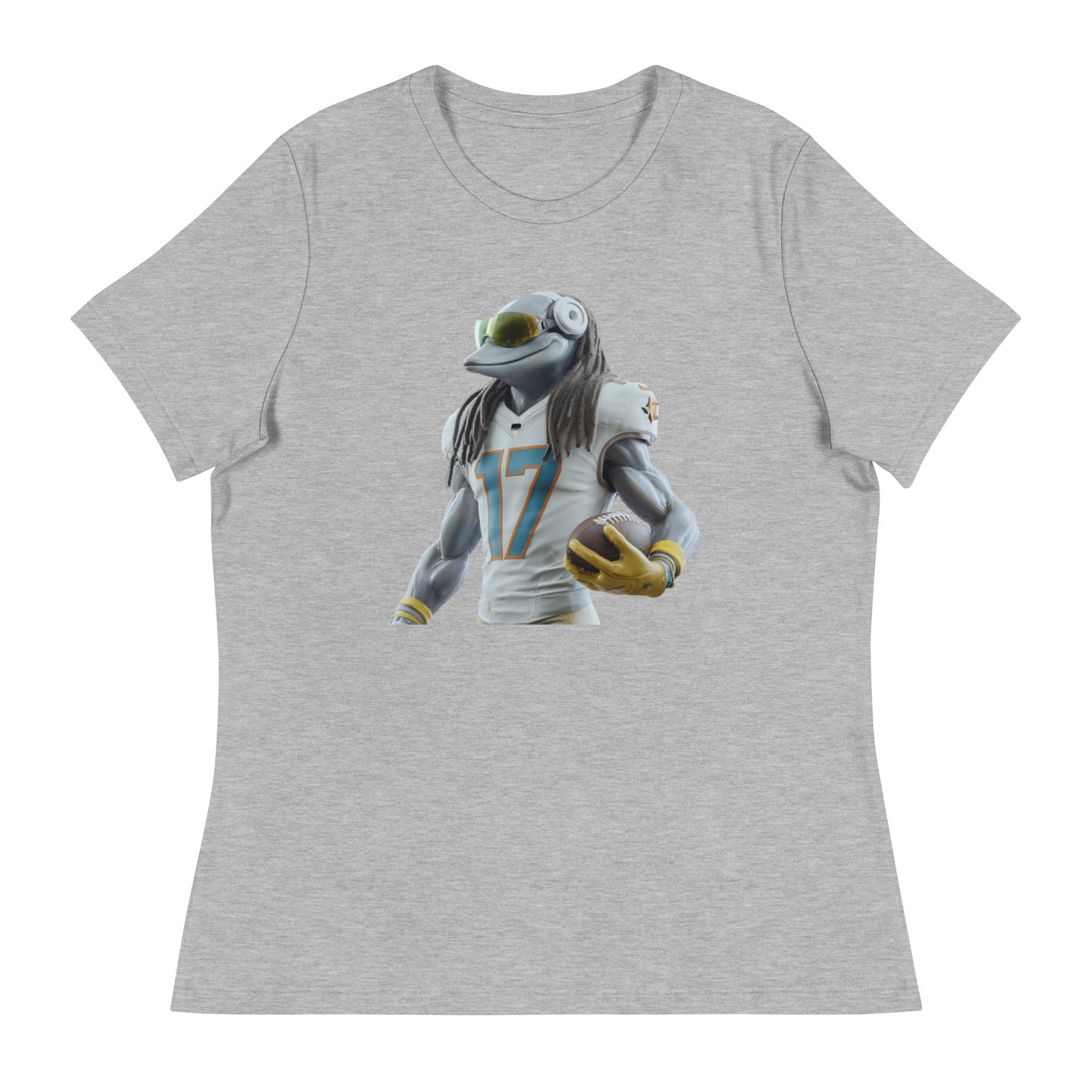 Dolphin 5 W Women's Relaxed T-Shirt Athletic Heather