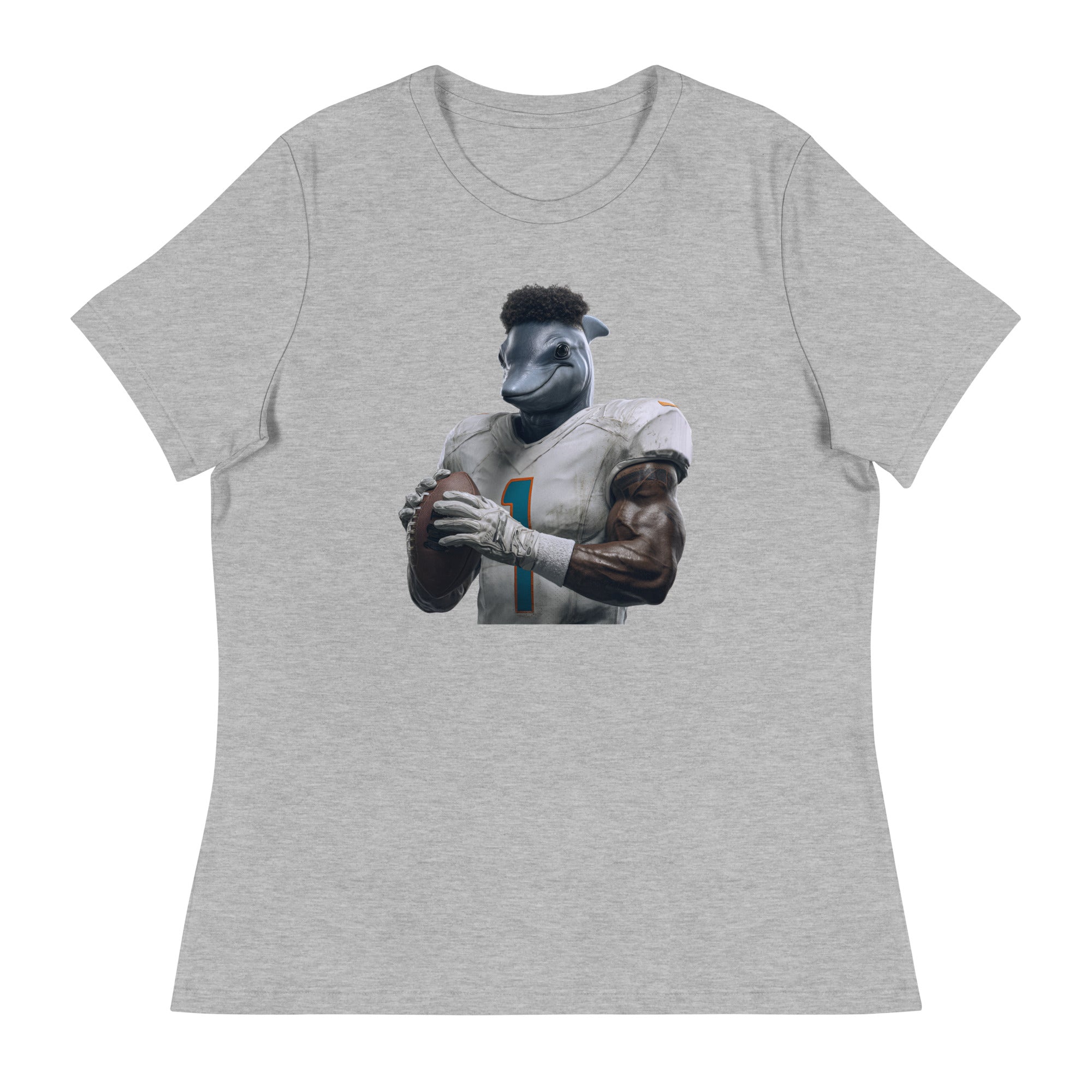 Dolphin 7 W Women's Relaxed T-Shirt Athletic Heather