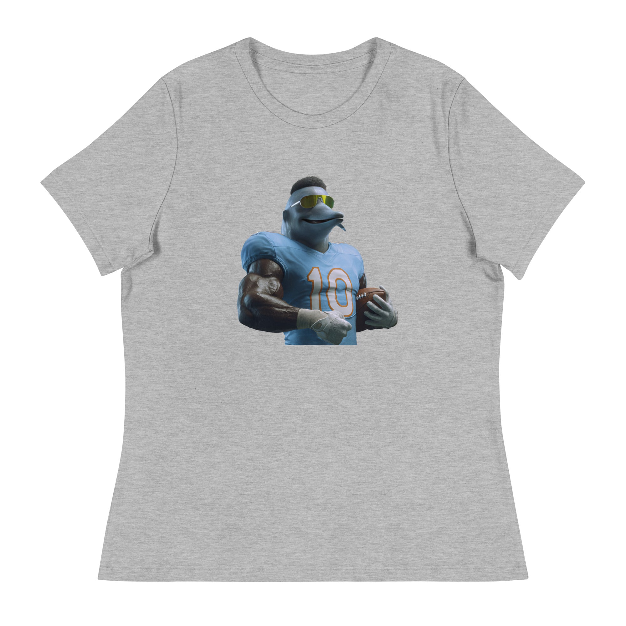 Dolphin 9 W Women's Relaxed T-Shirt Athletic Heather